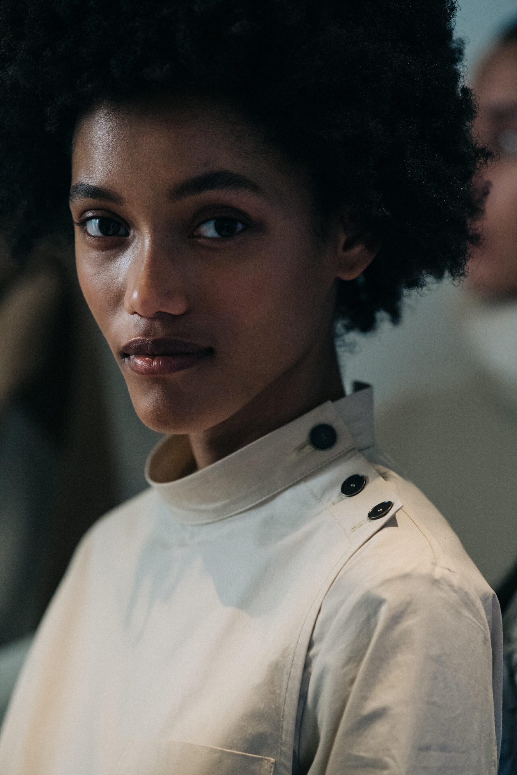 Ashanti Hildreth backstage at Nehera