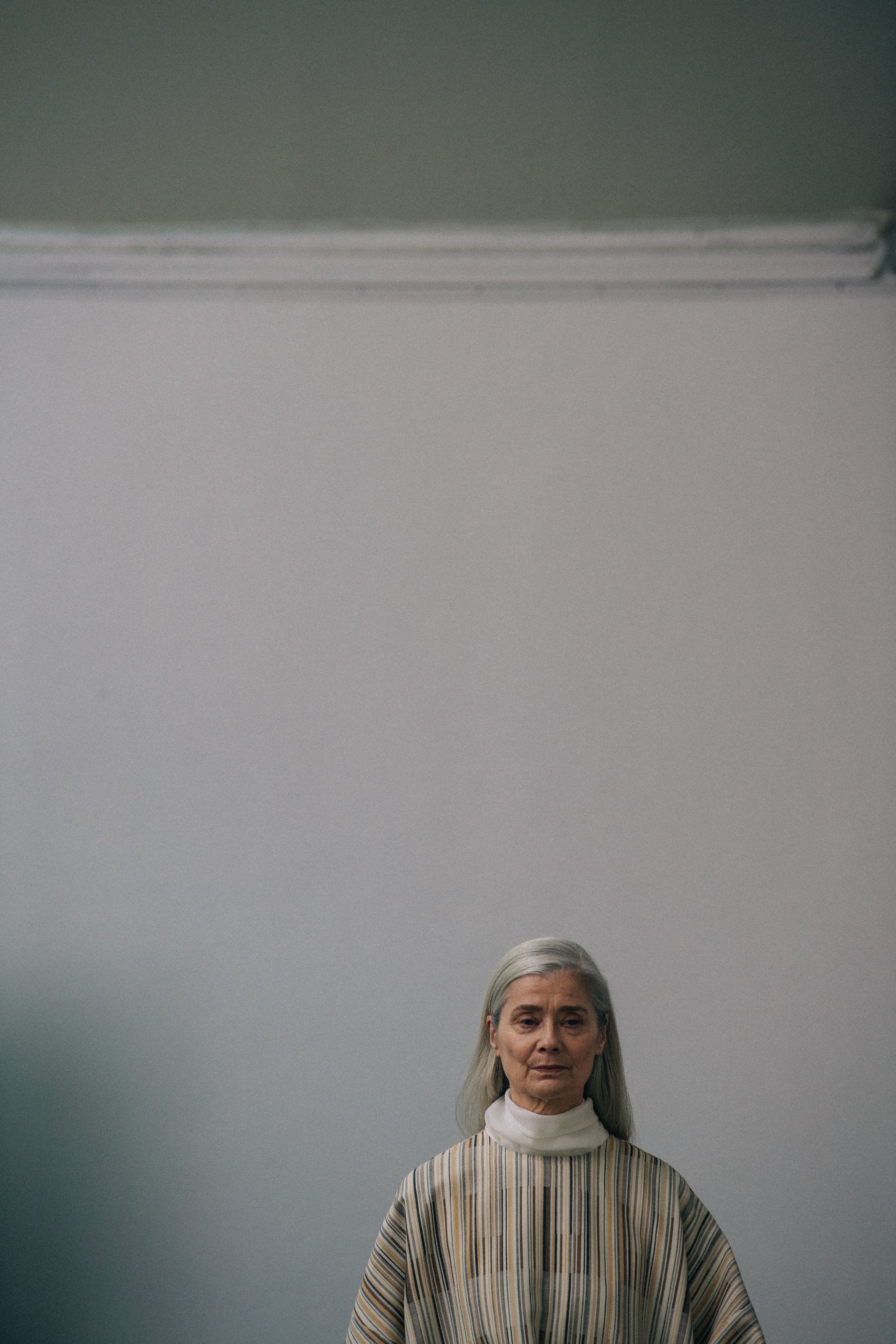 Axelle Doue backstage at Nehera