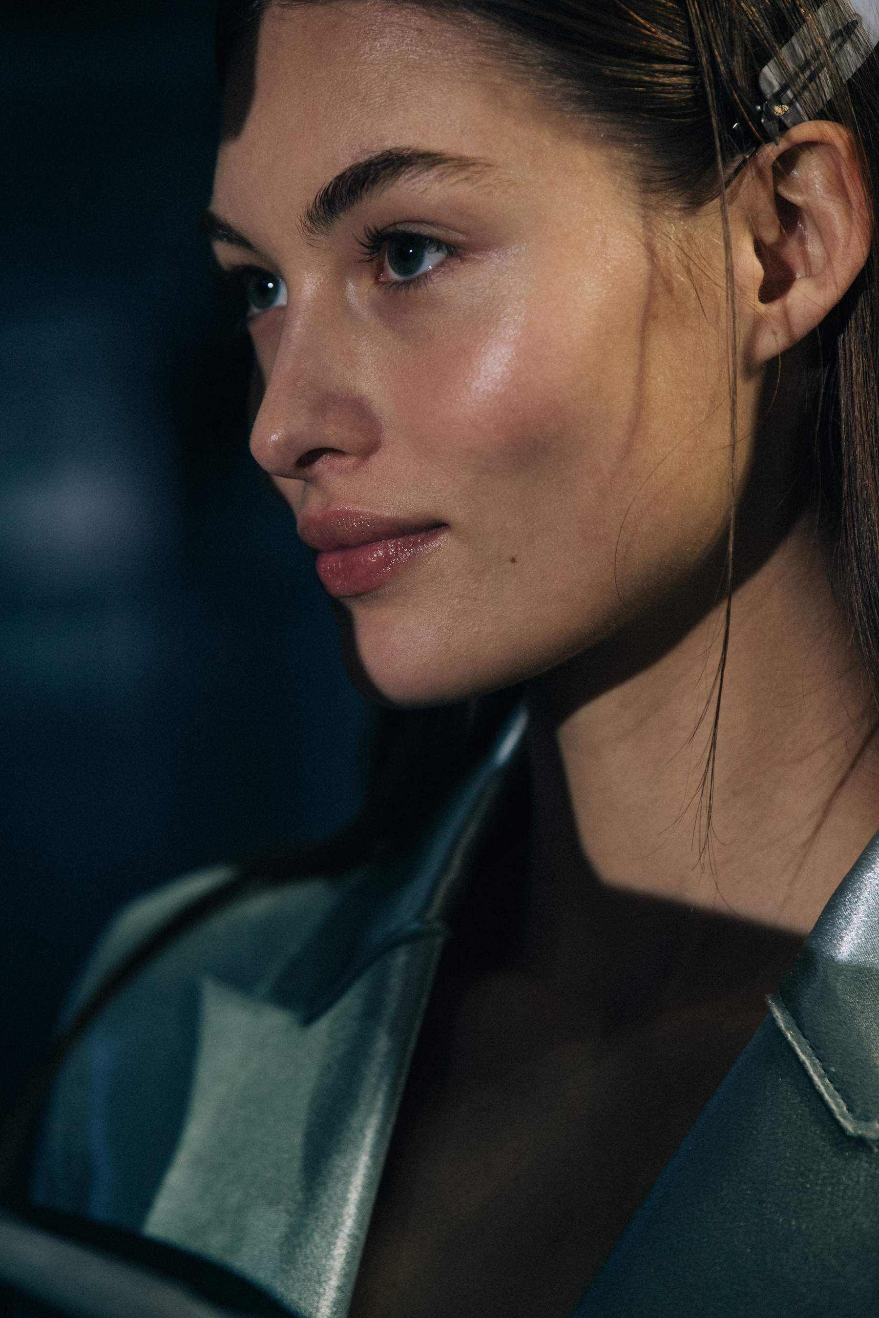 Grace Elizabeth backstage at Off-White