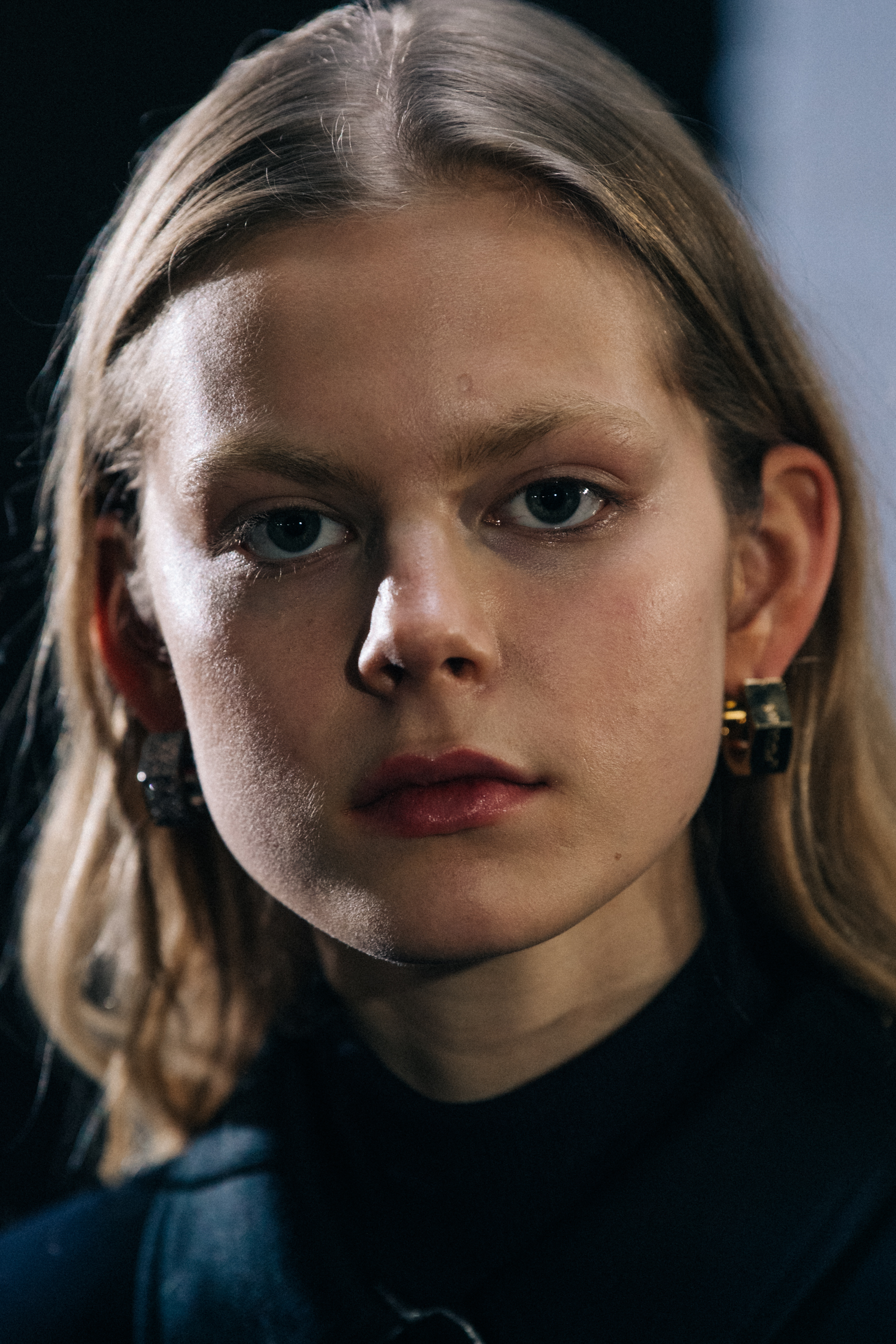 Jolie Alien backstage at Off-White