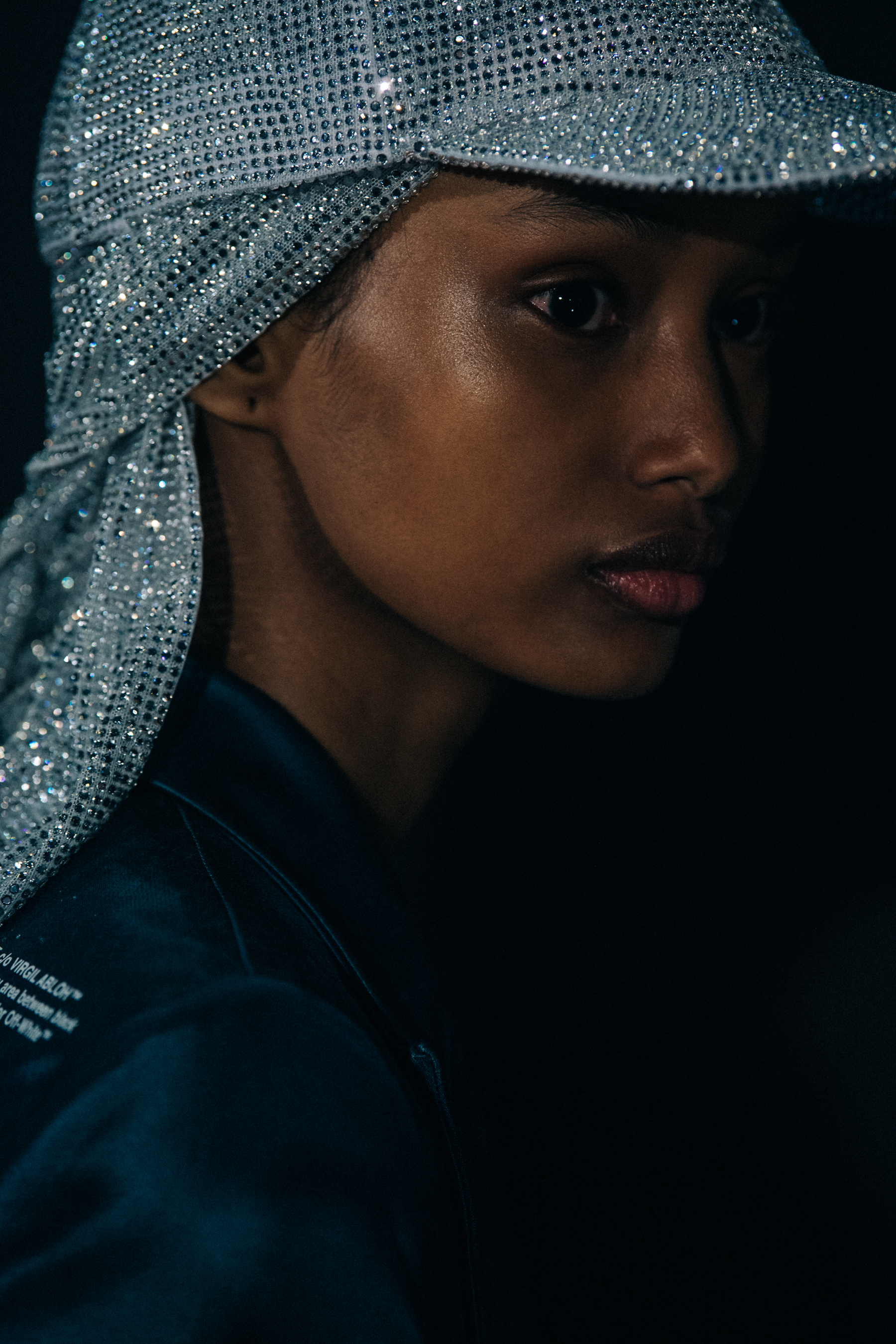 Ugbad backstage at Off-White