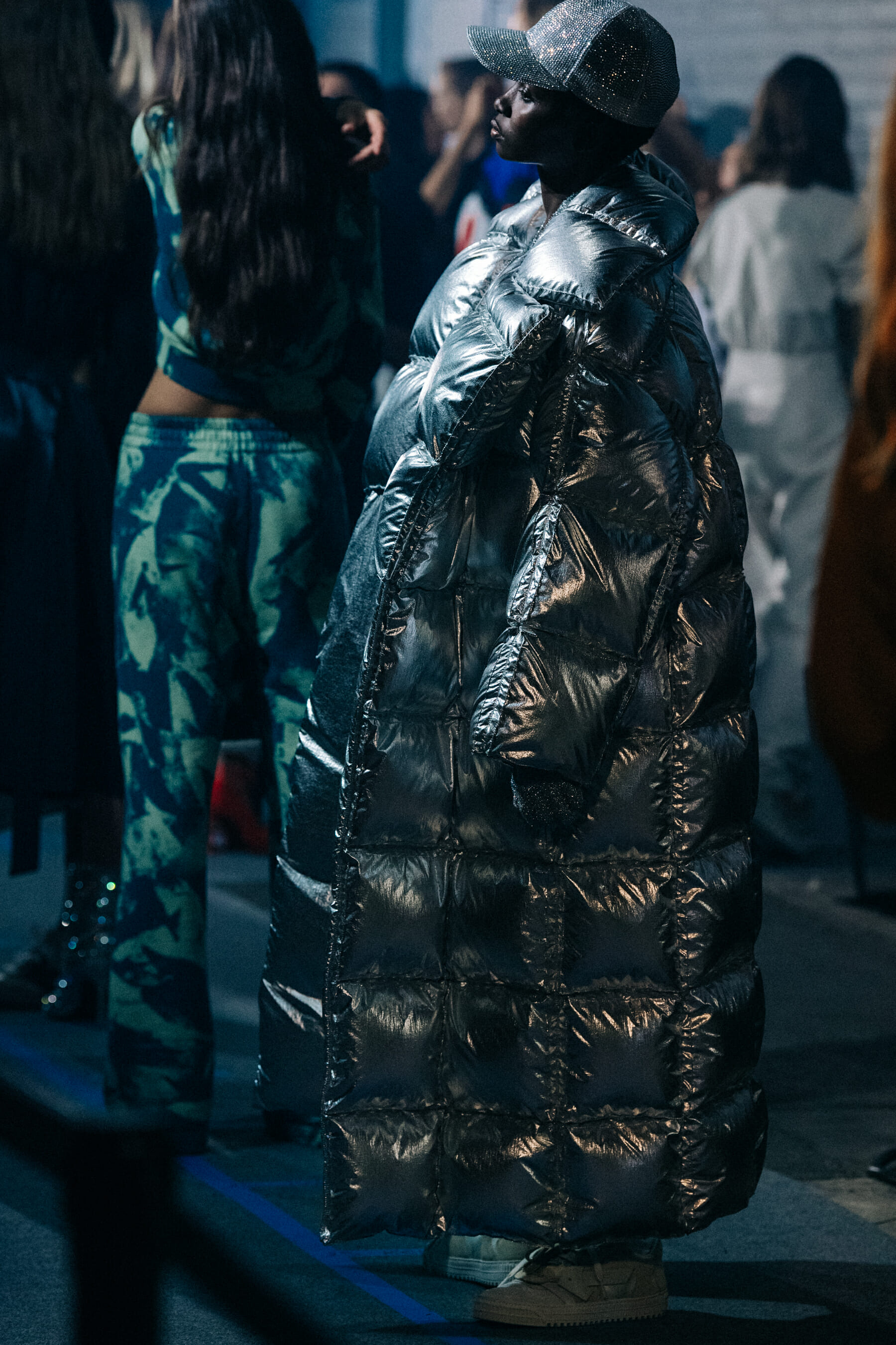 Kemi Kayode backstage at Off-White