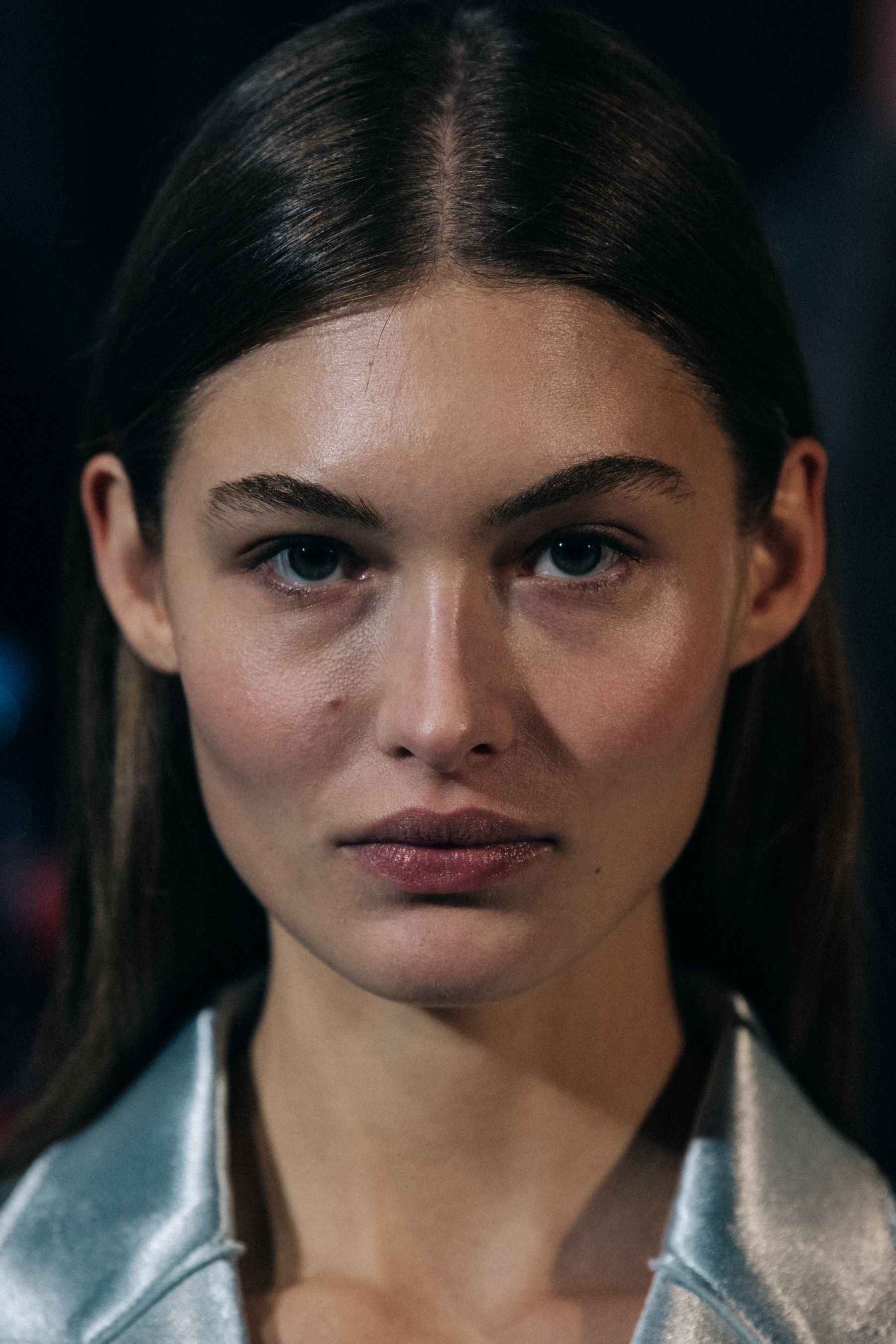 Grace Elizabeth backstage at Off-White