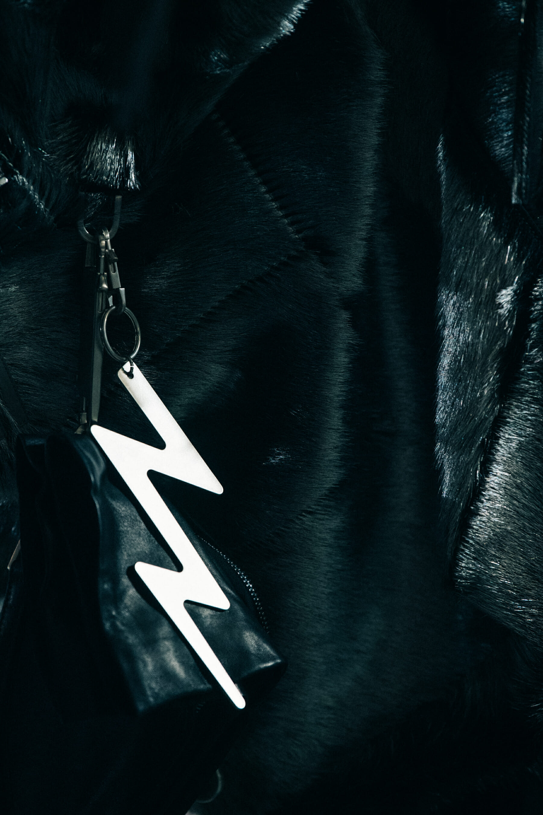 Silver accessories at Rick Owens