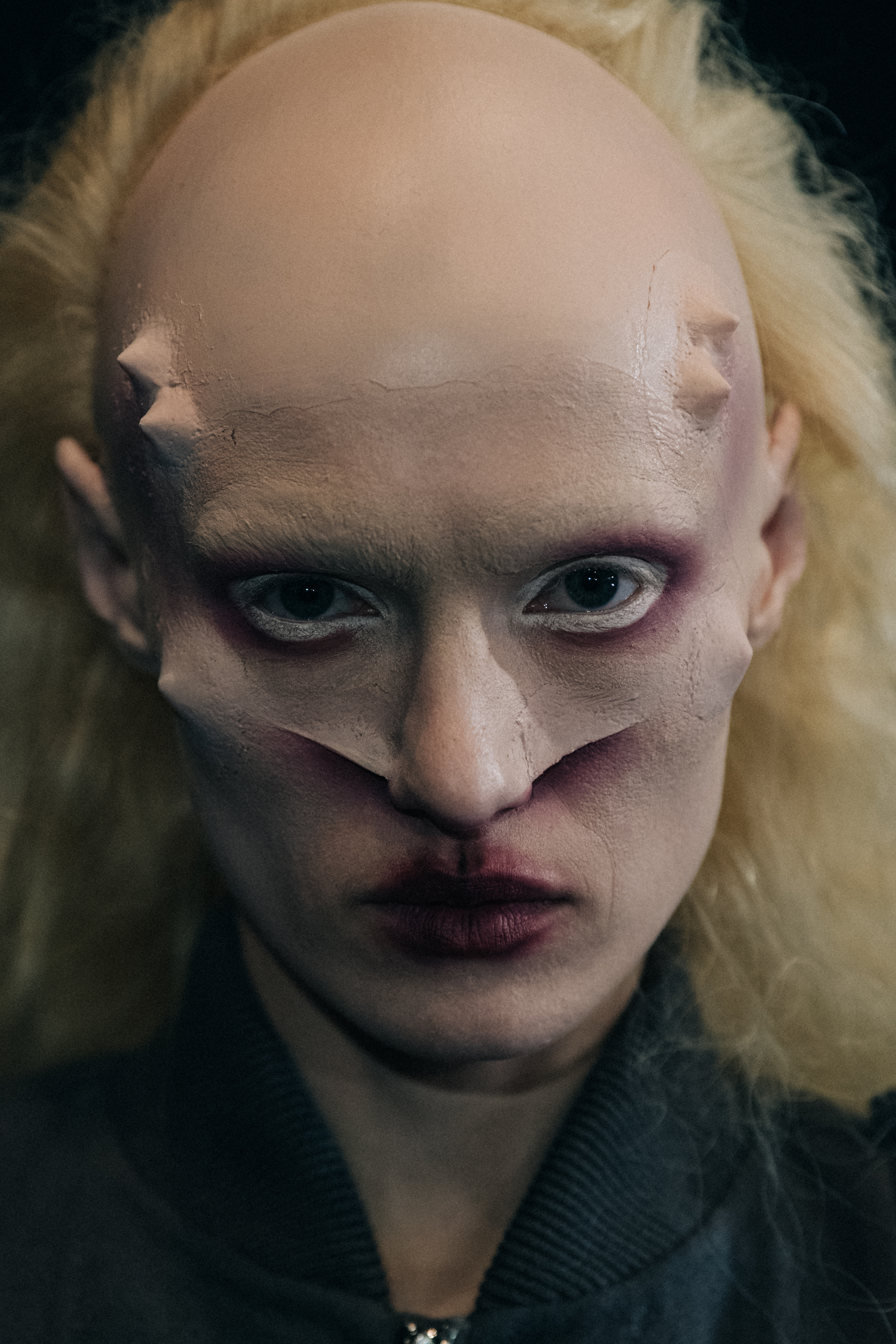 Deila Deidei backstage at Rick Owens