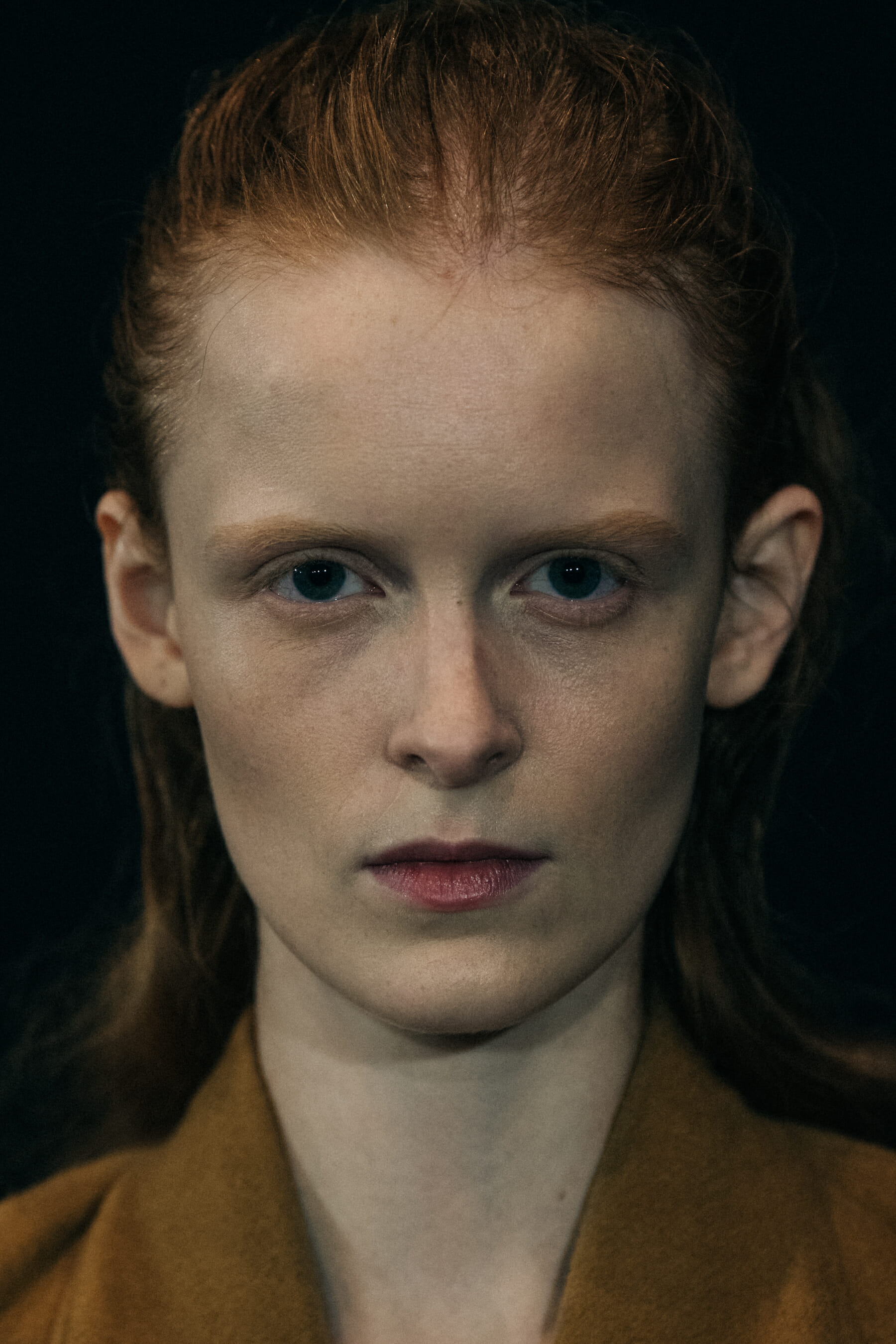 Victoria Schons backstage at Rick Owens