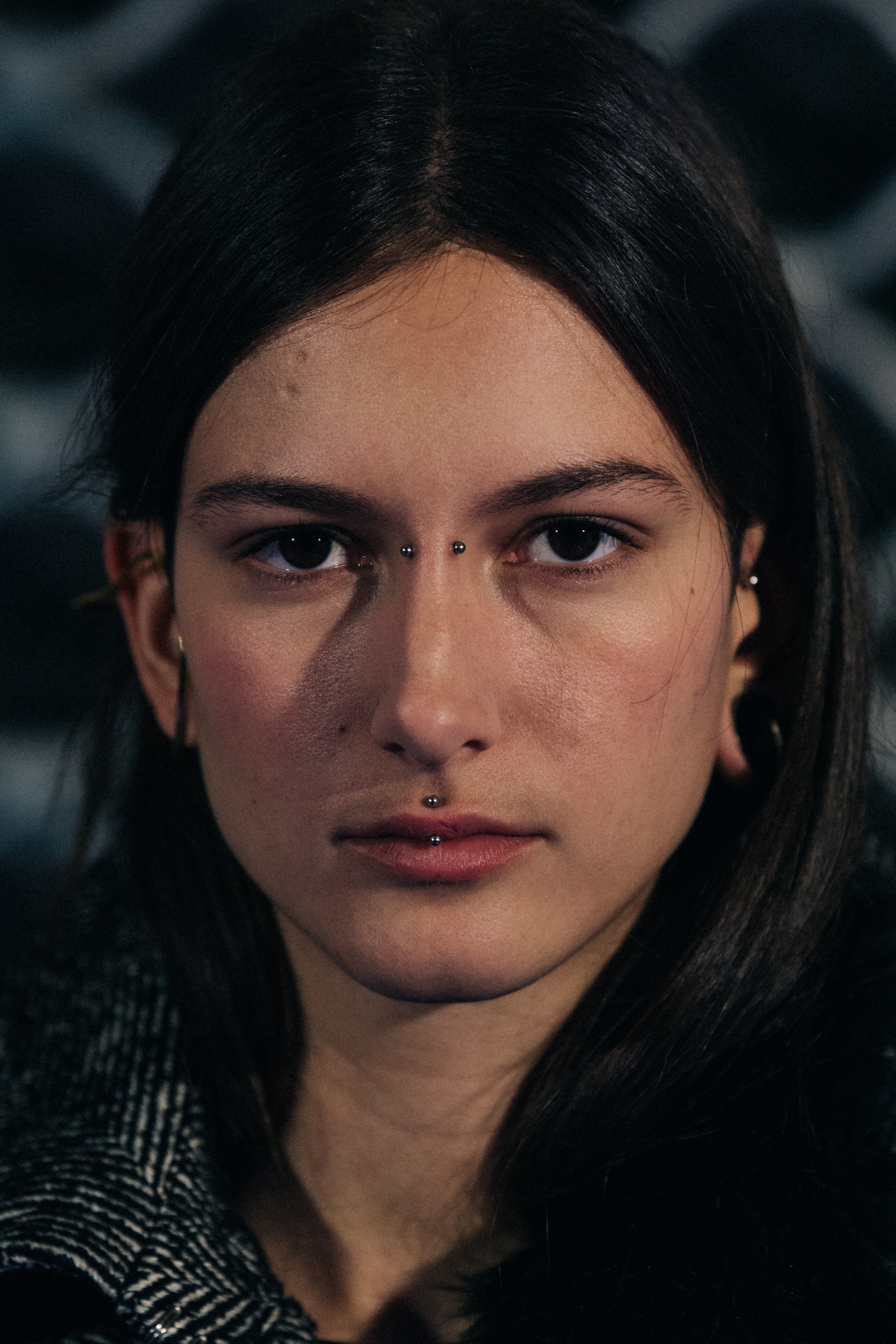 Chaikra Shanti Maximus backstage at Sacai