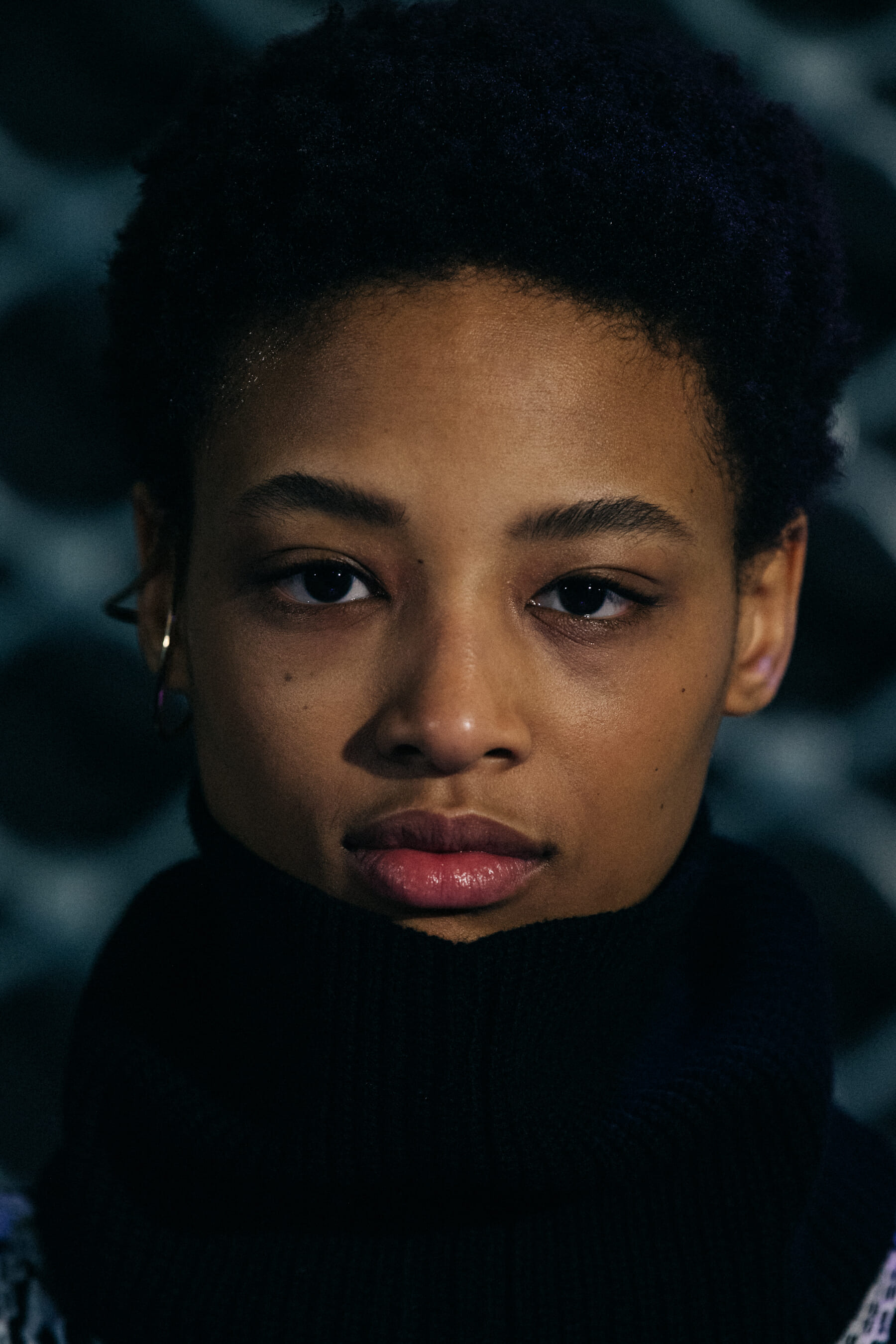 Janaye Furman backstage at Sacai