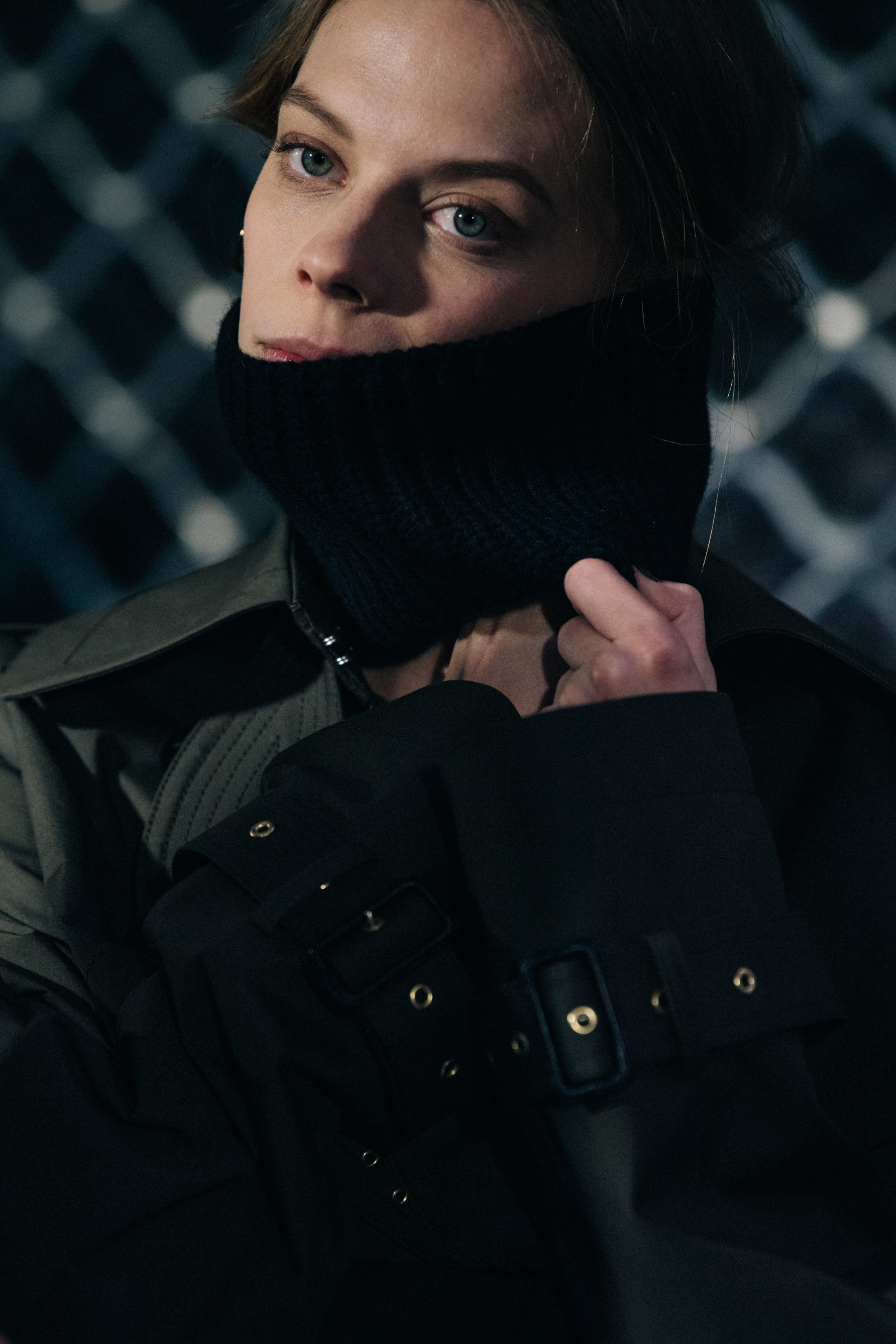 Lexi Boling backstage at Sacai