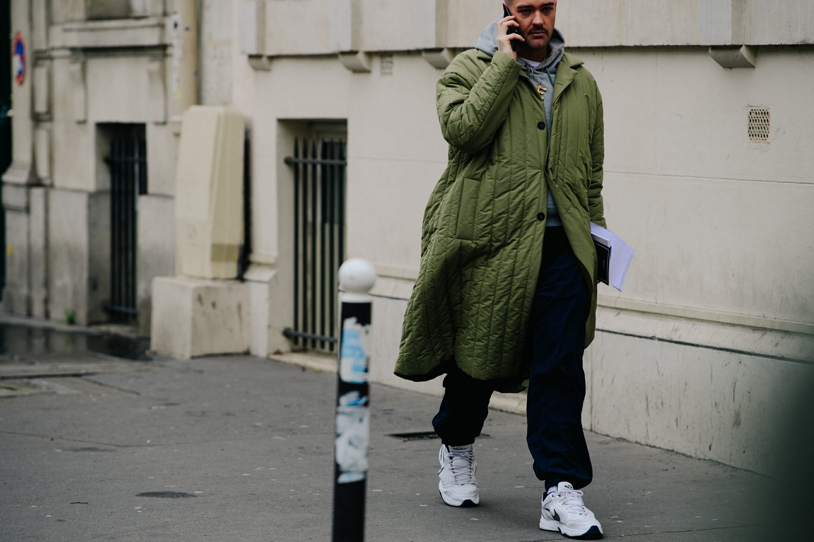 Man wearing Nike sneakers