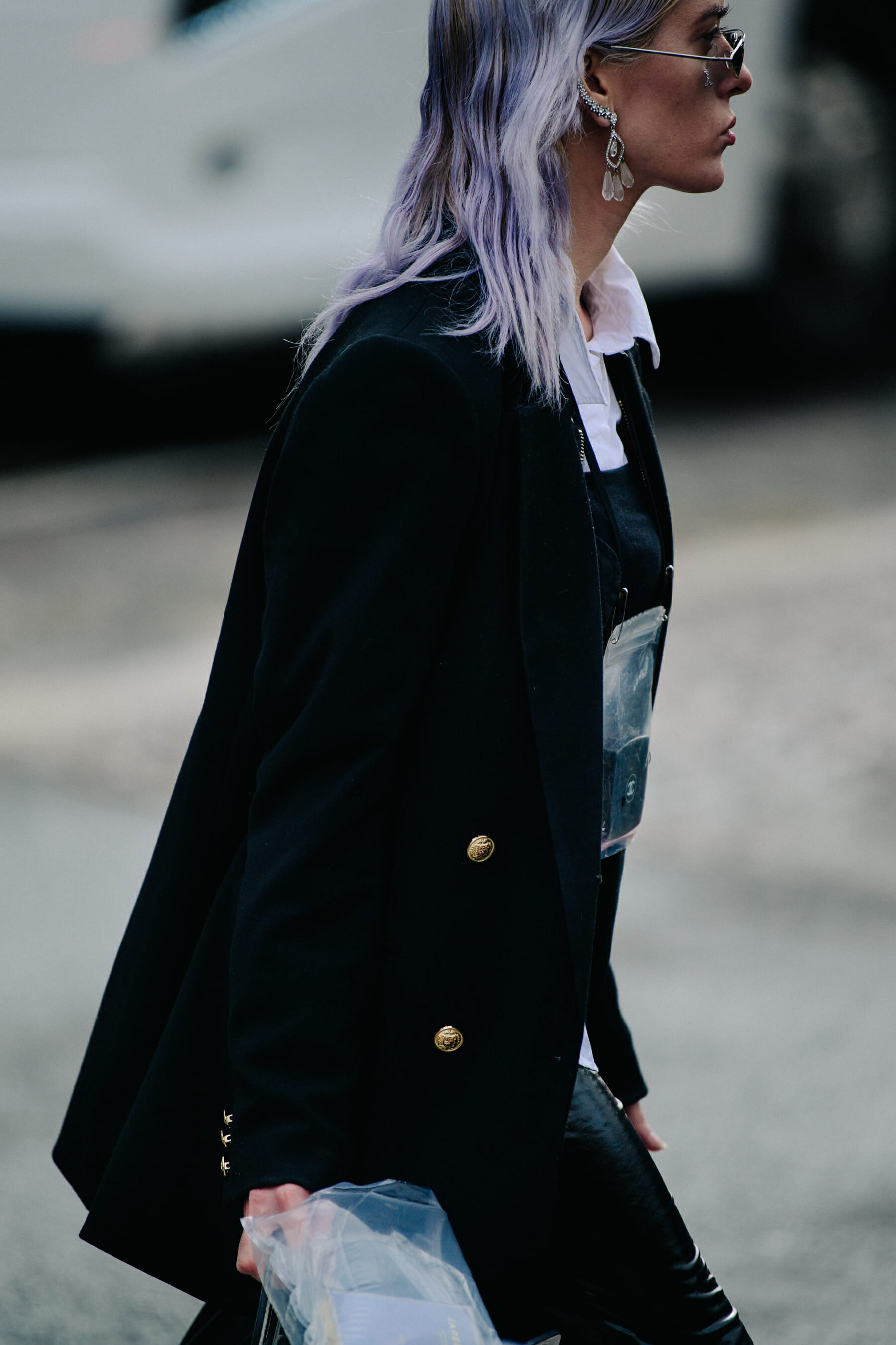 Woman wearing Chanel