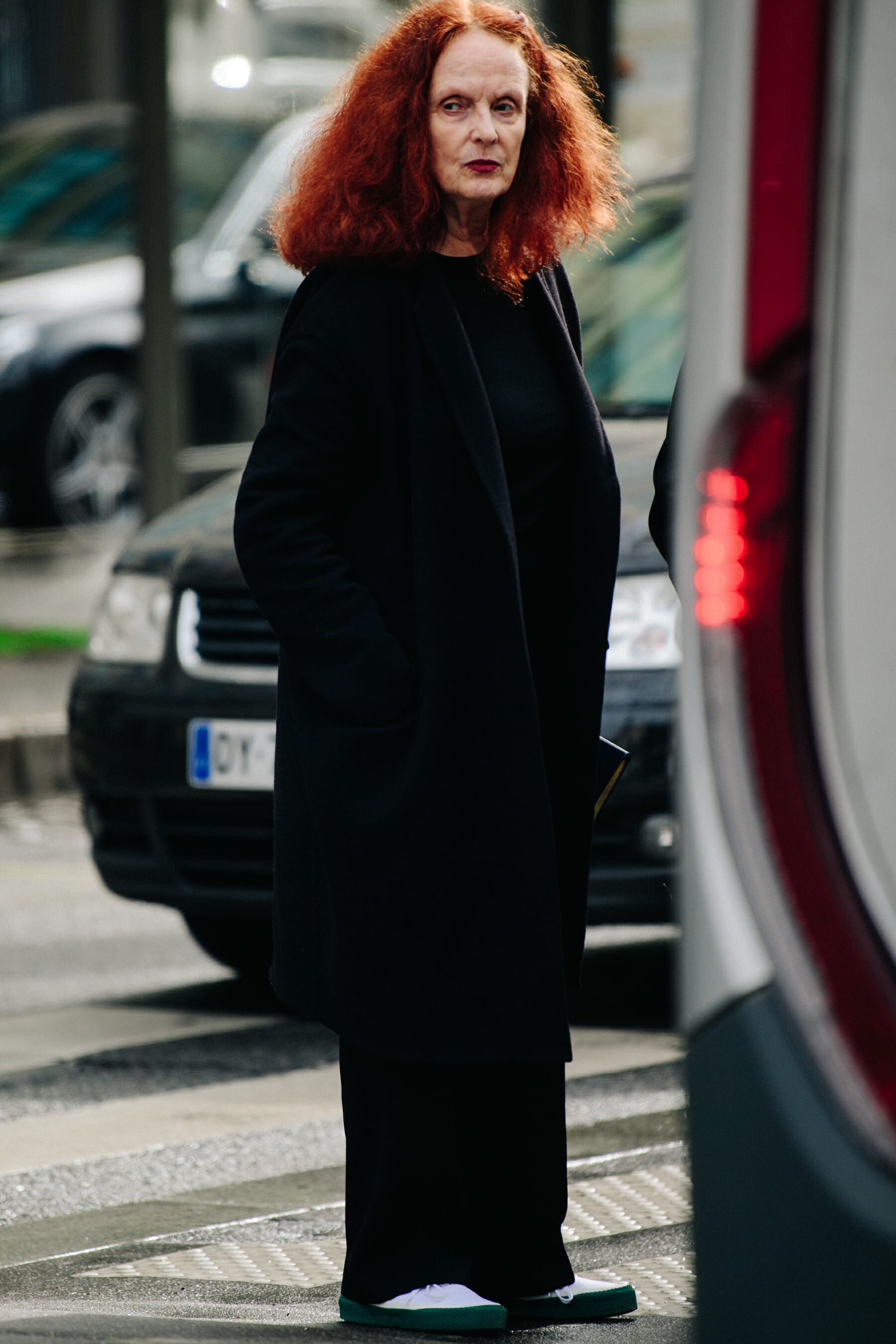 Woman with red hair