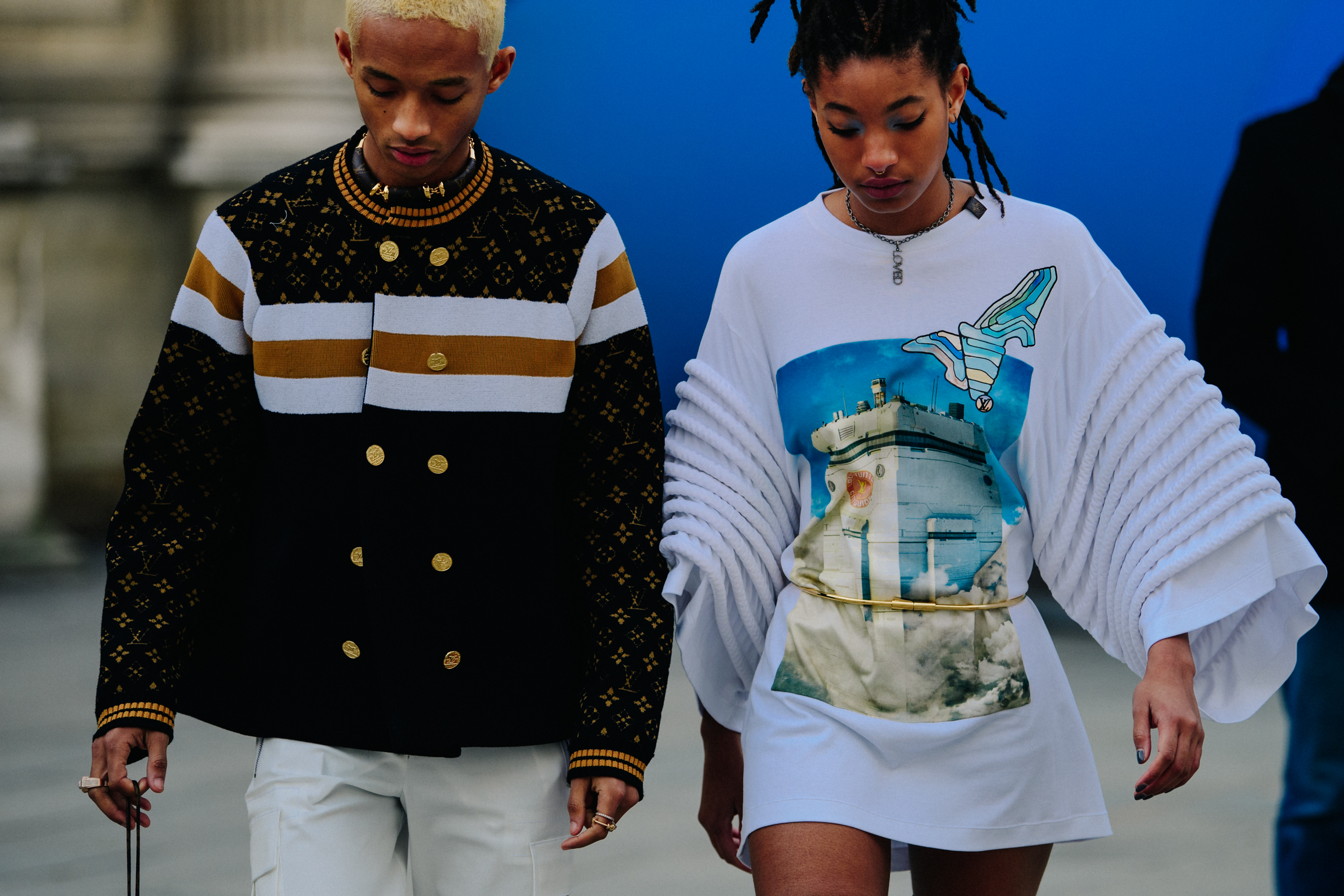 Jayden and Willow Smith at Louis Vuitton