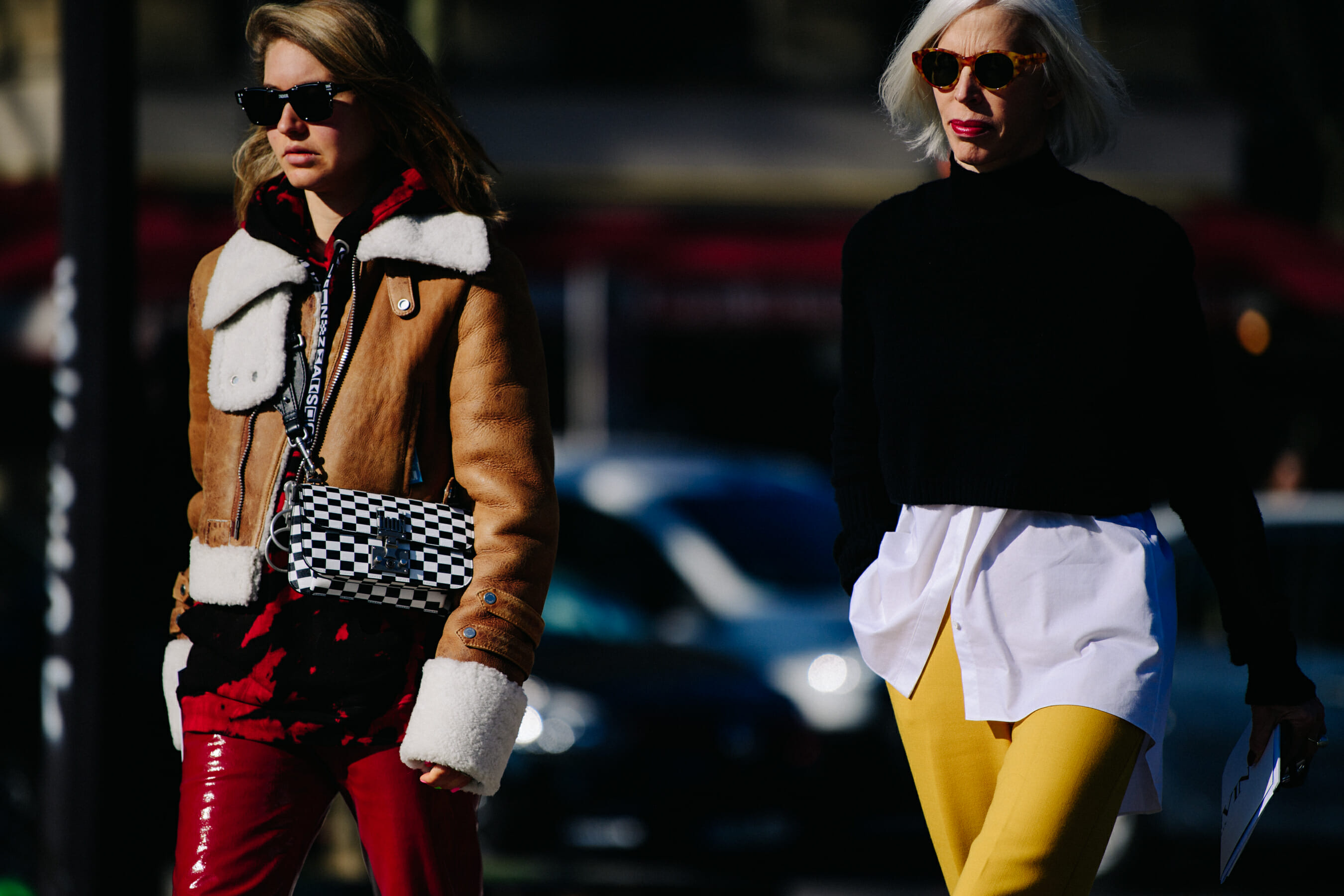 Two women wearing sunglasses