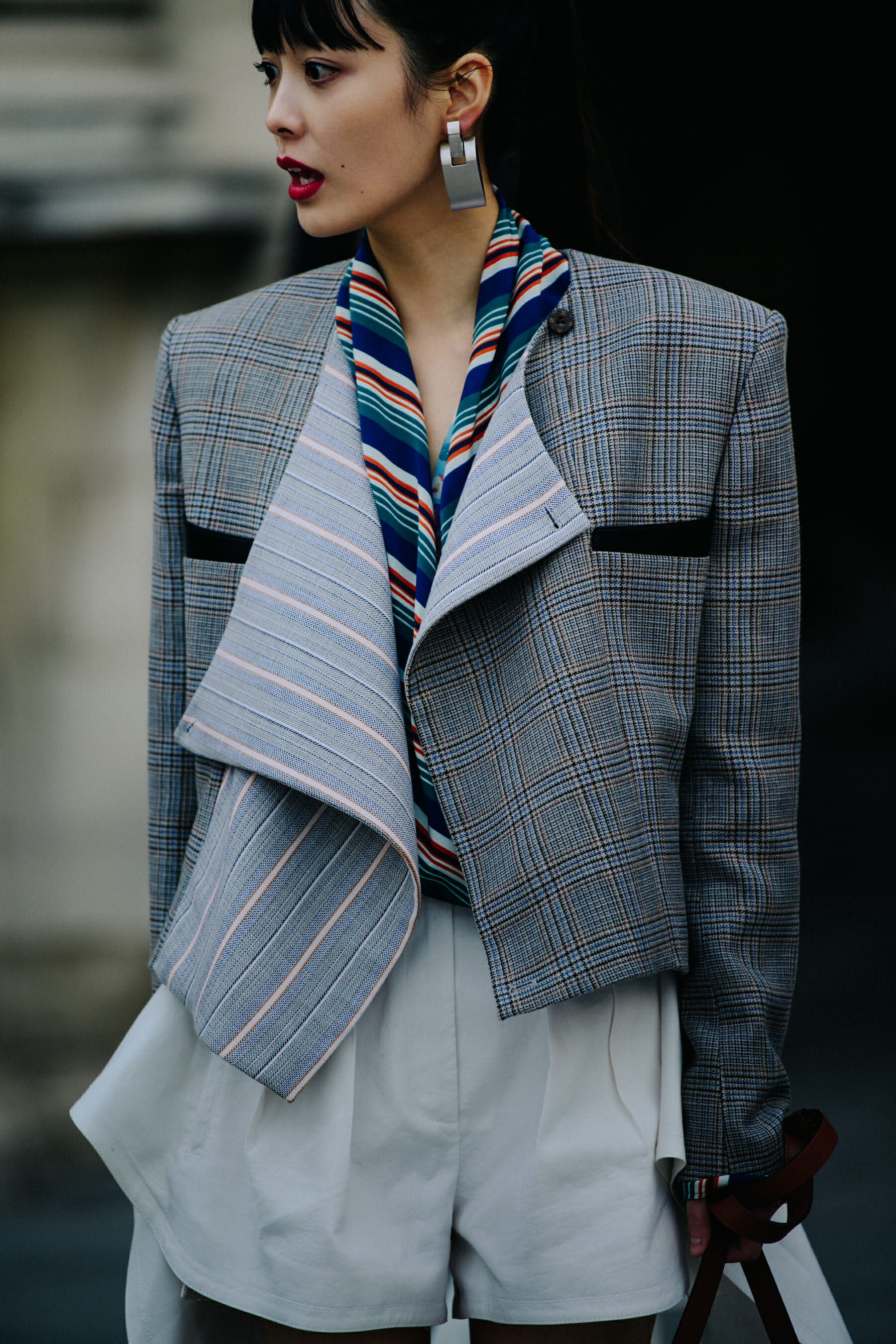 Woman wearing Louis Vuitton outfit