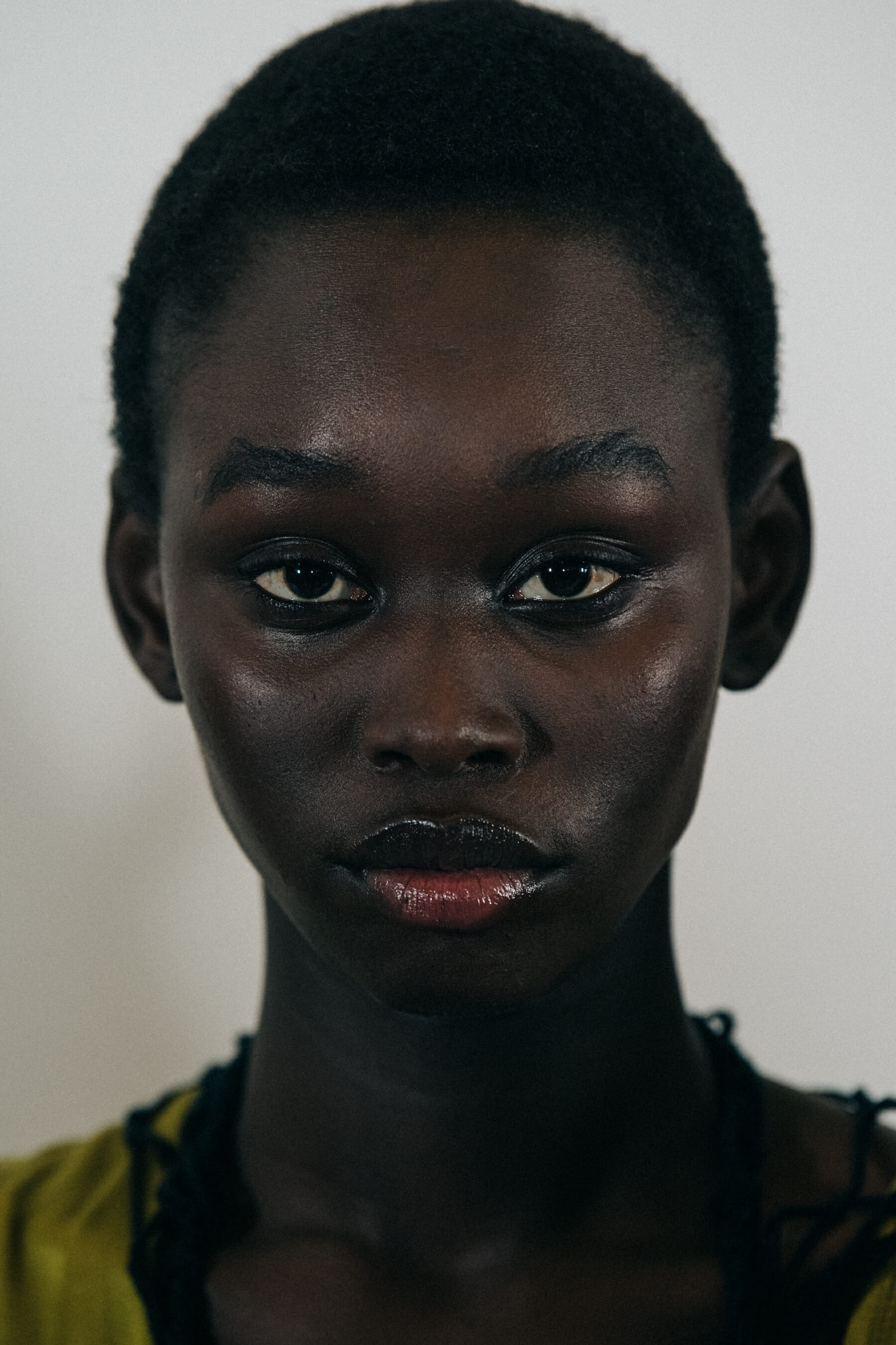 Sabah Koj backstage at Ann Demeulemeester