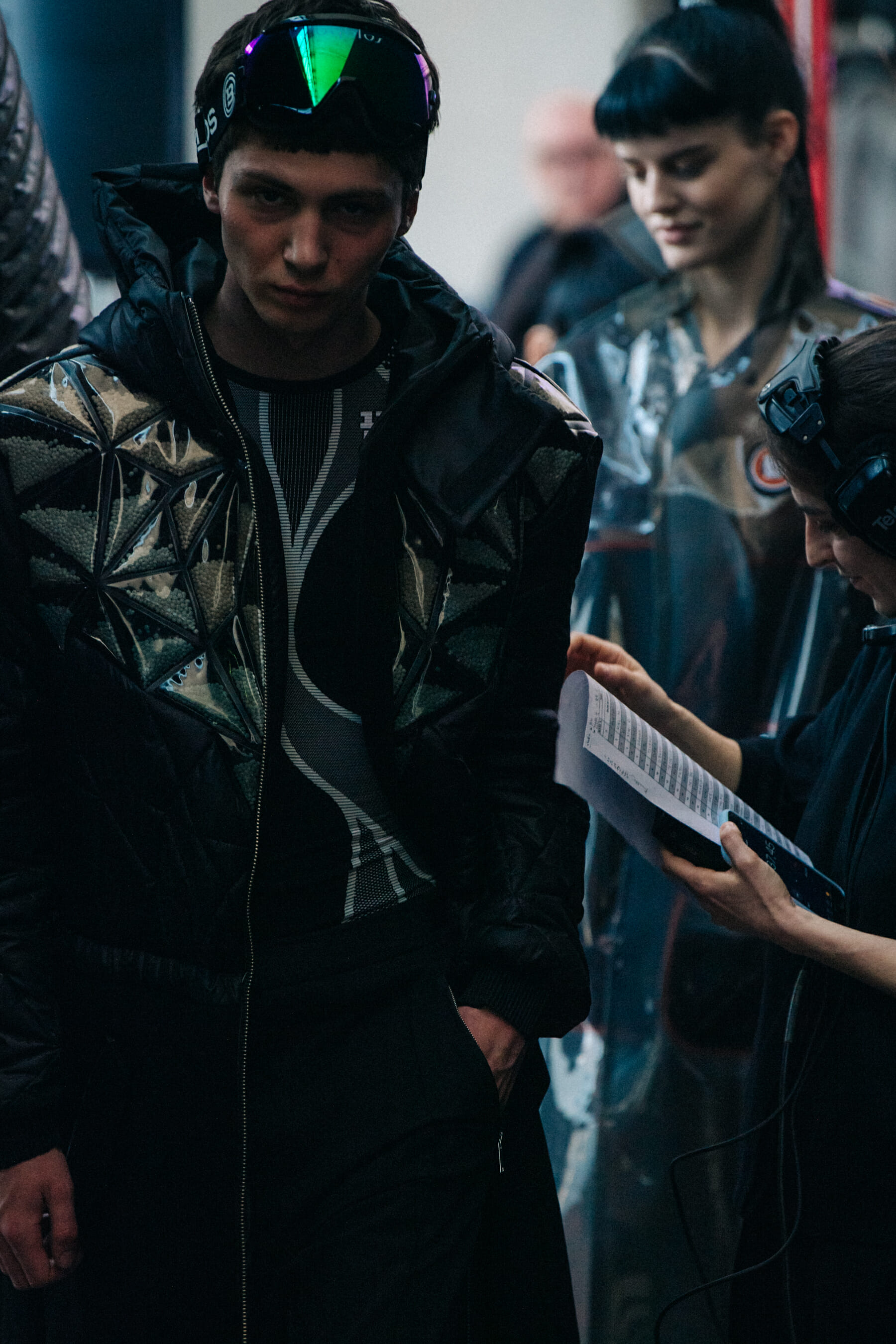 Willow Barrett backstage at Byblos