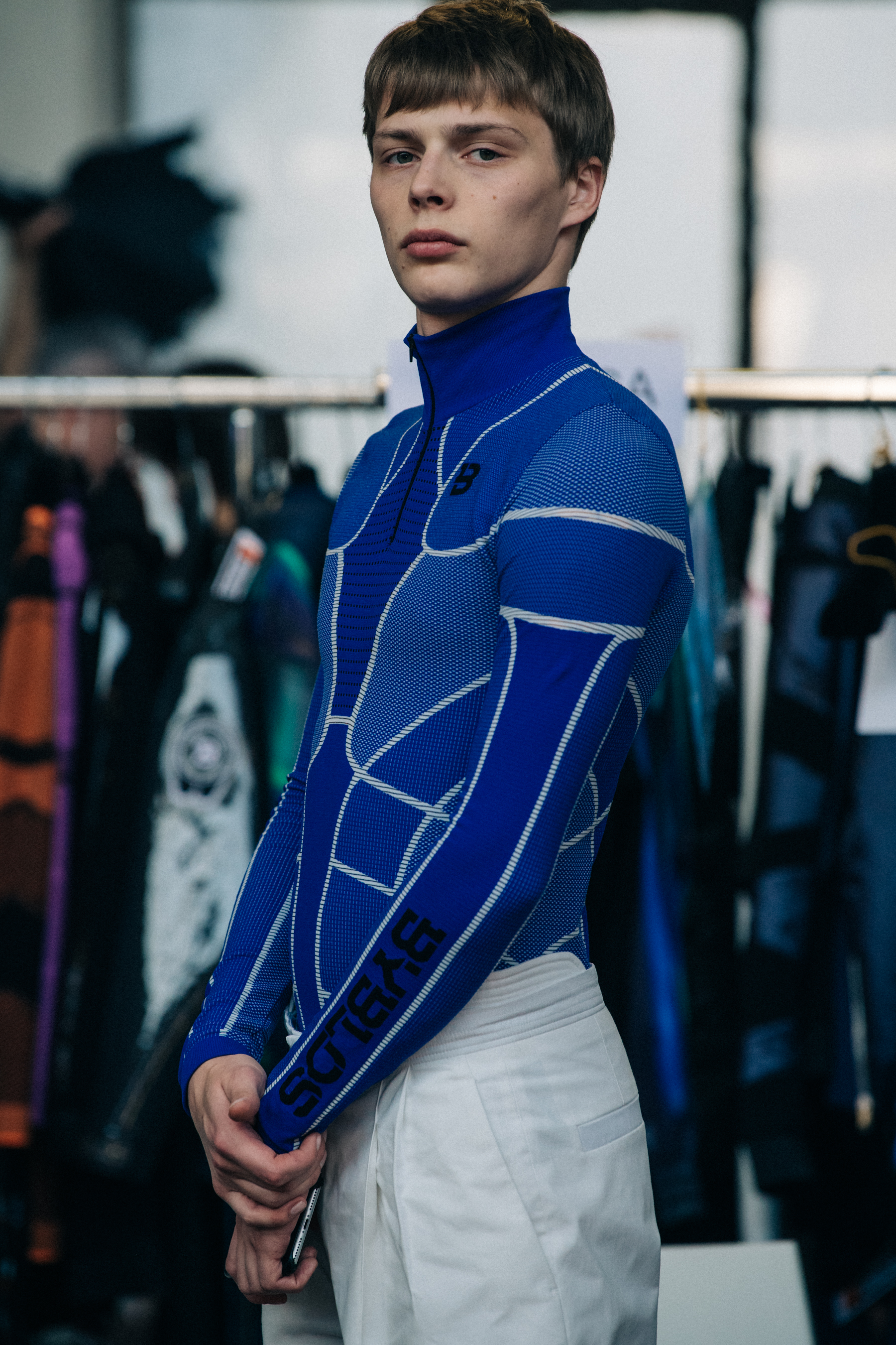Otto-Valter Vainaste backstage at Byblos