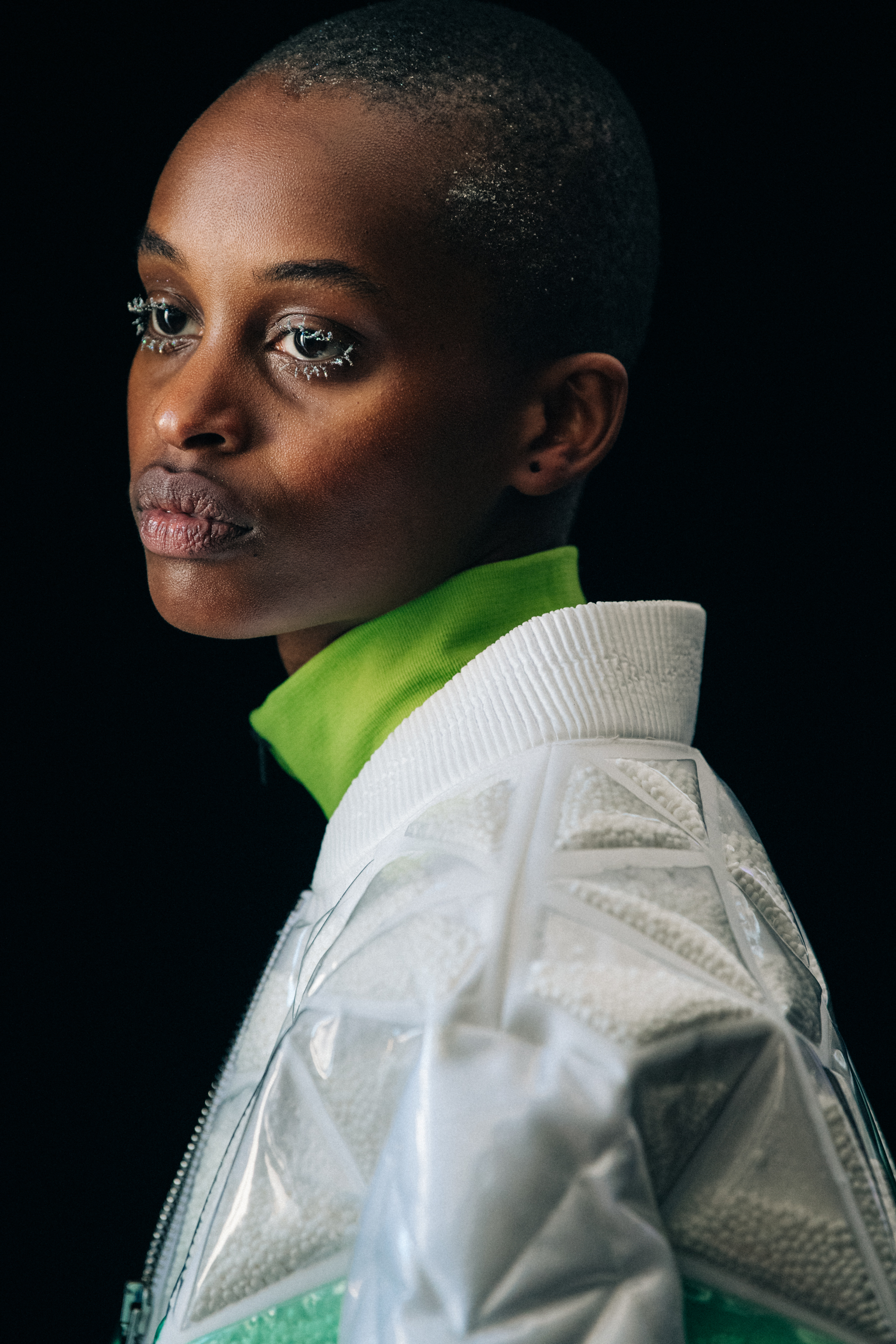 Nella Ngingo backstage at Byblos