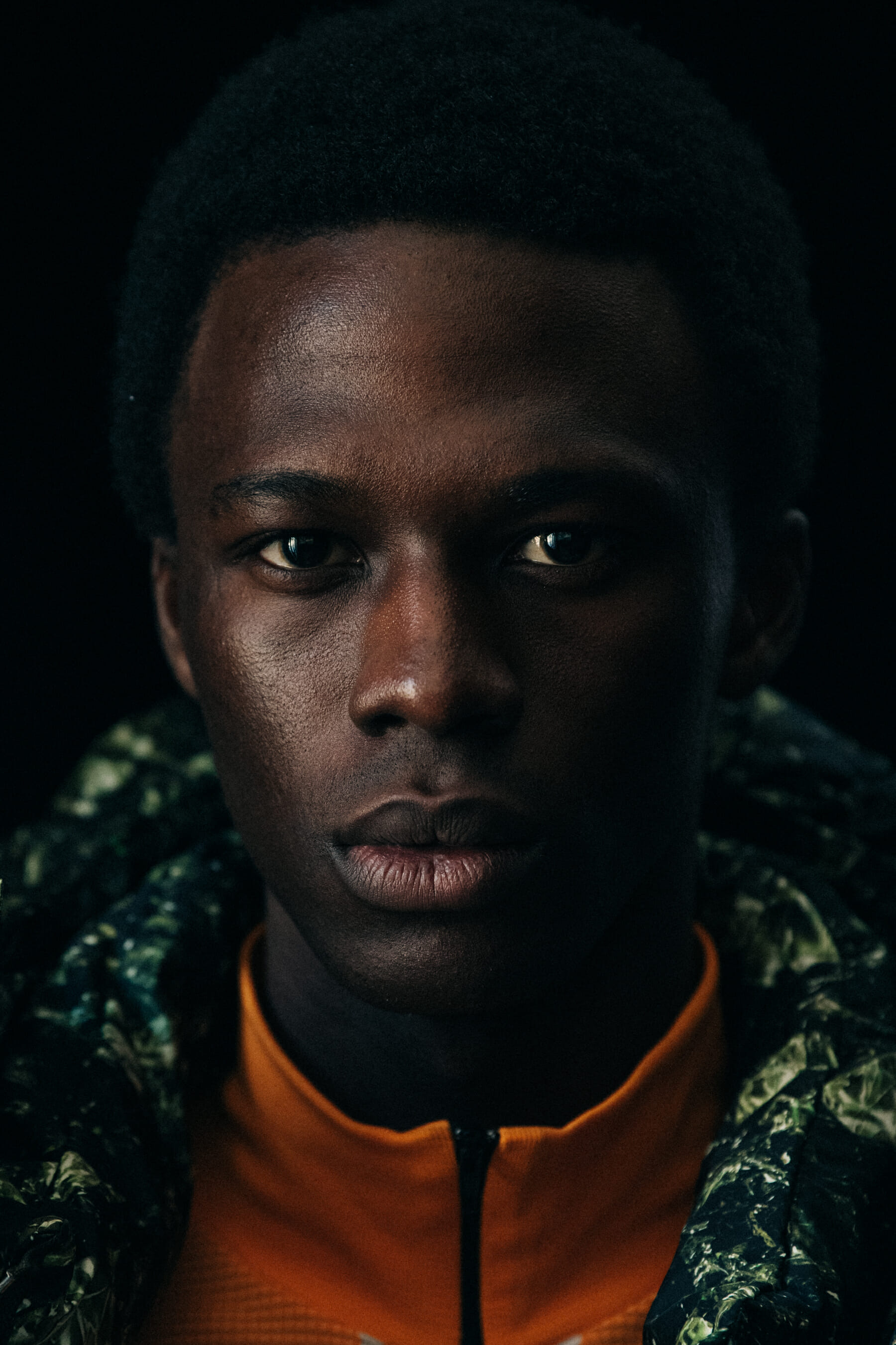 Cherif Douamba backstage at Byblos