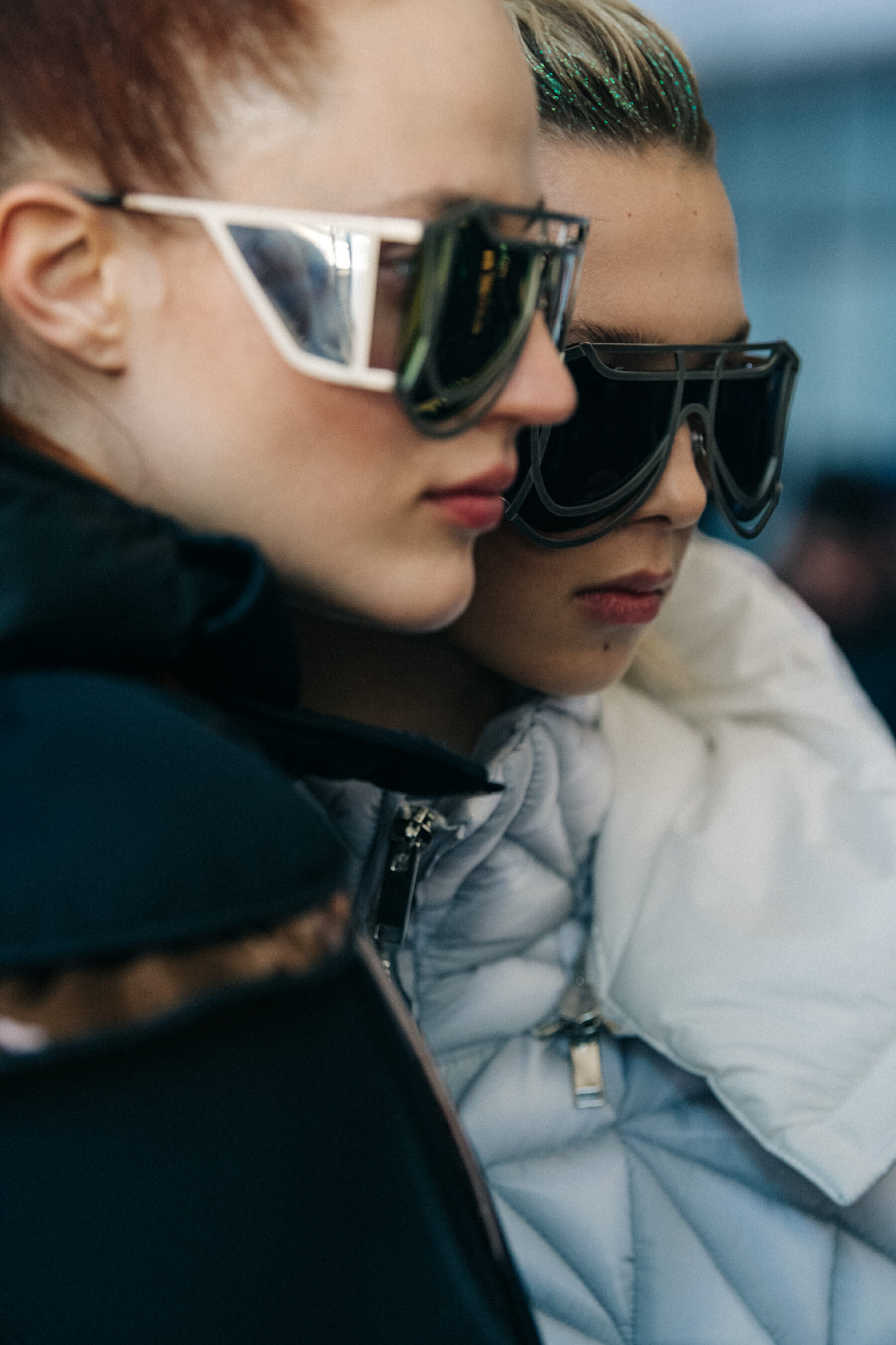Julia Banas backstage at Byblos