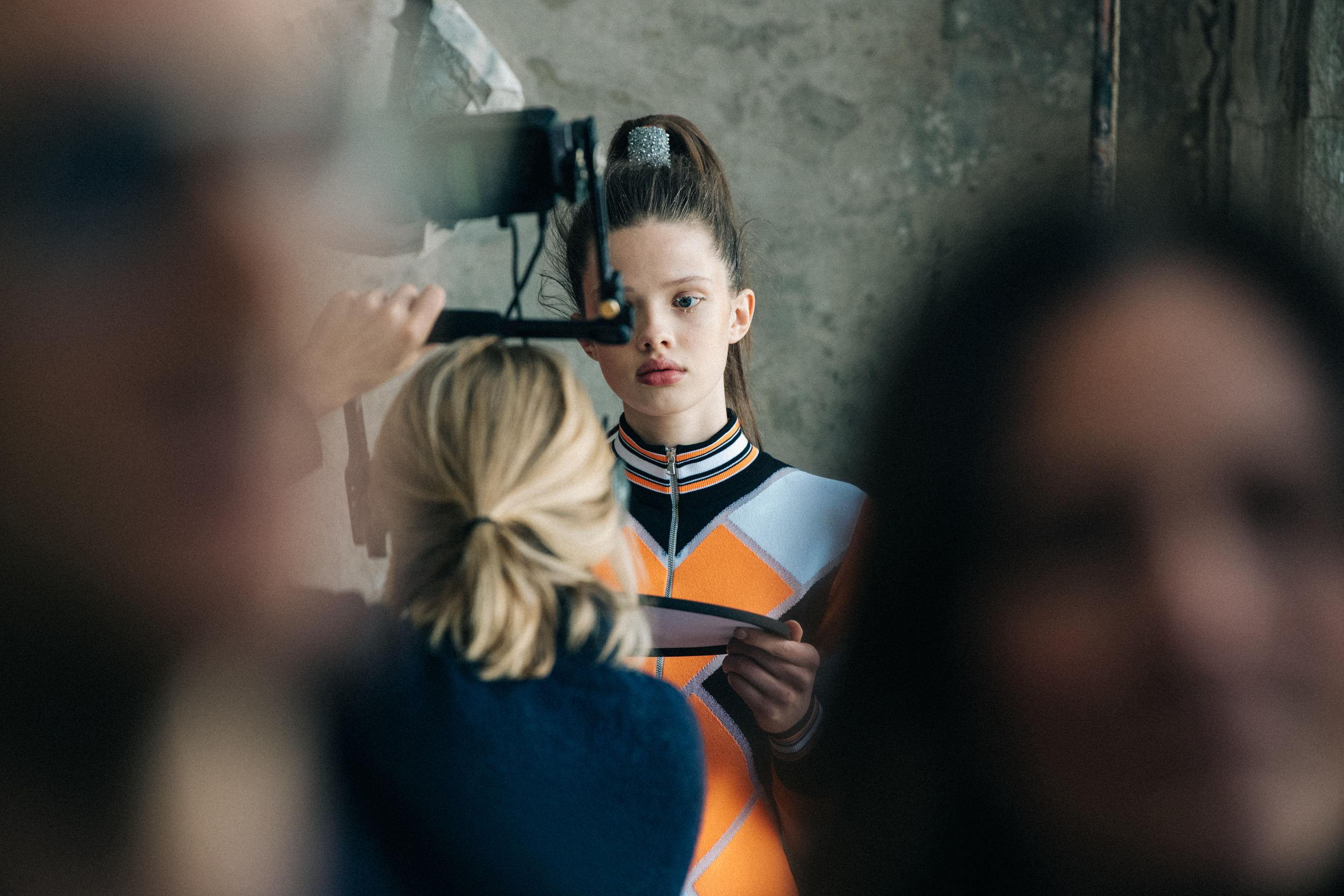 Niko Malticevic backstage at Byblos
