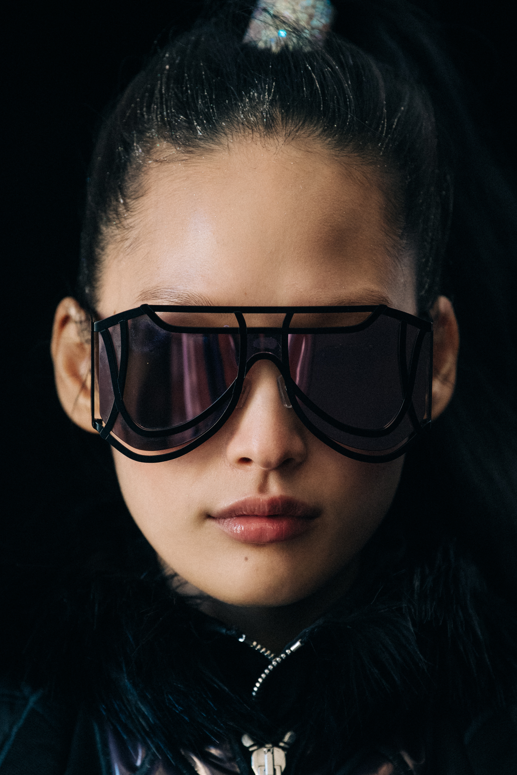 Yoonmi Sun backstage at Byblos