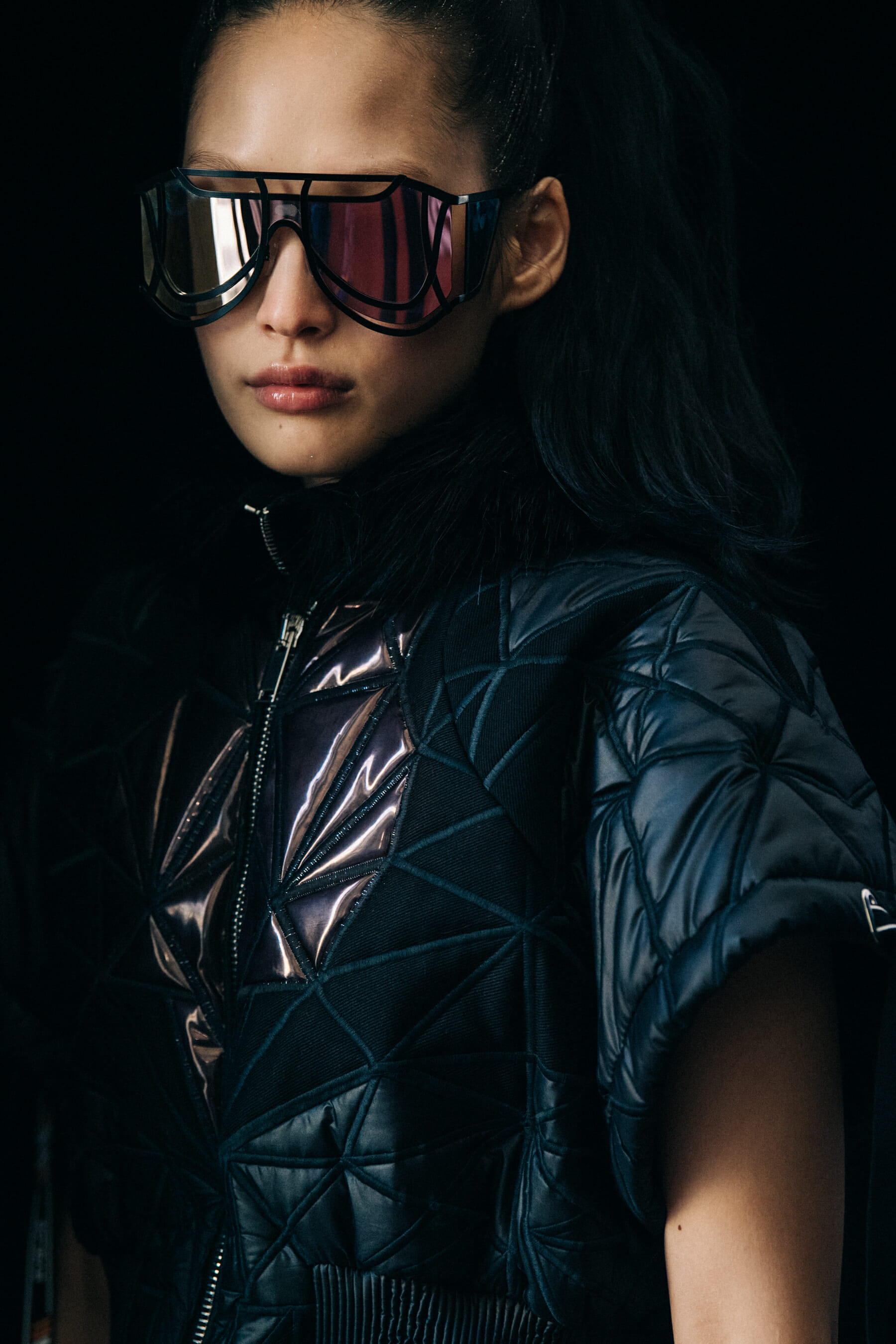 Yoonmi Sun backstage at Byblos