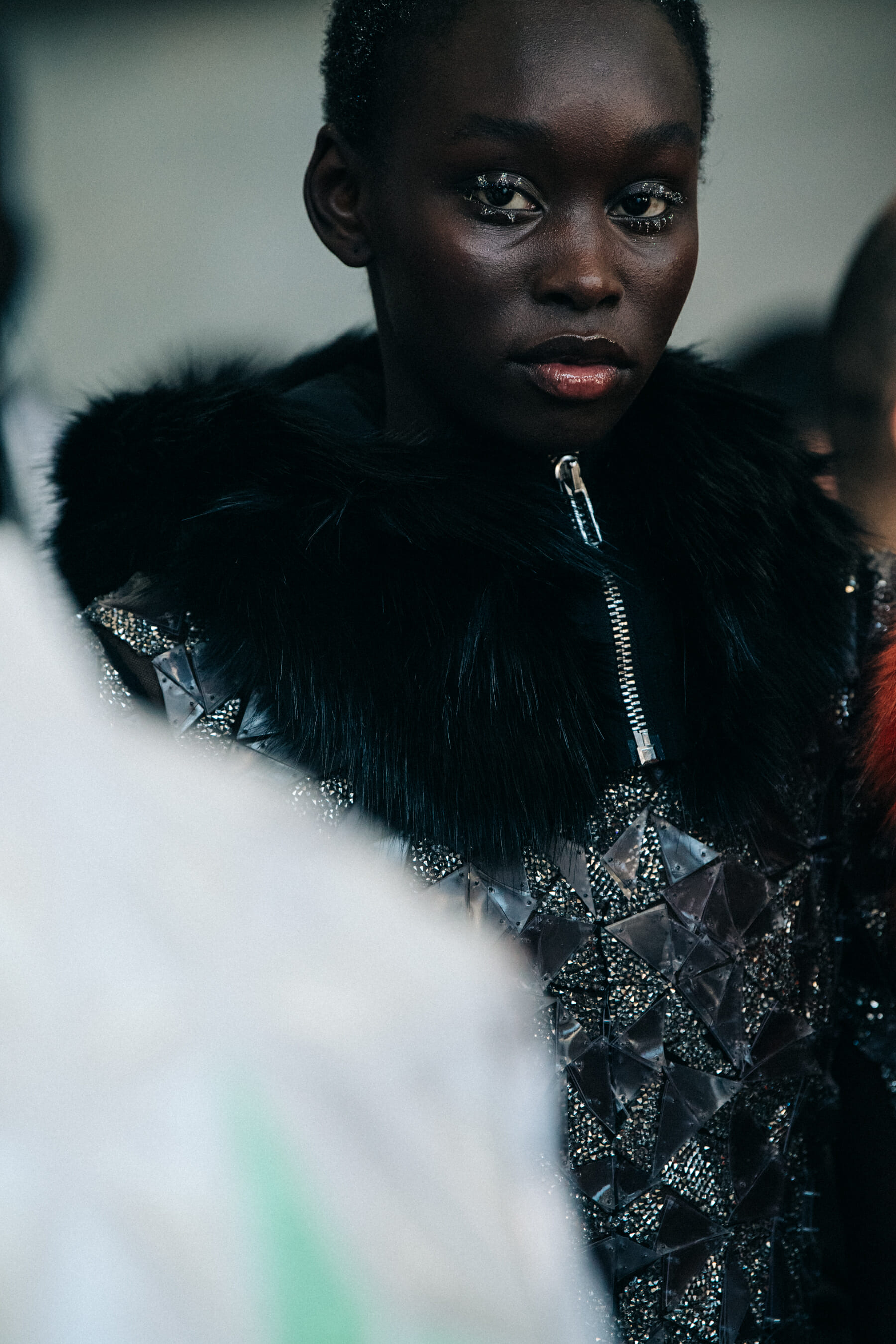 Sabah Koj backstage at Byblos