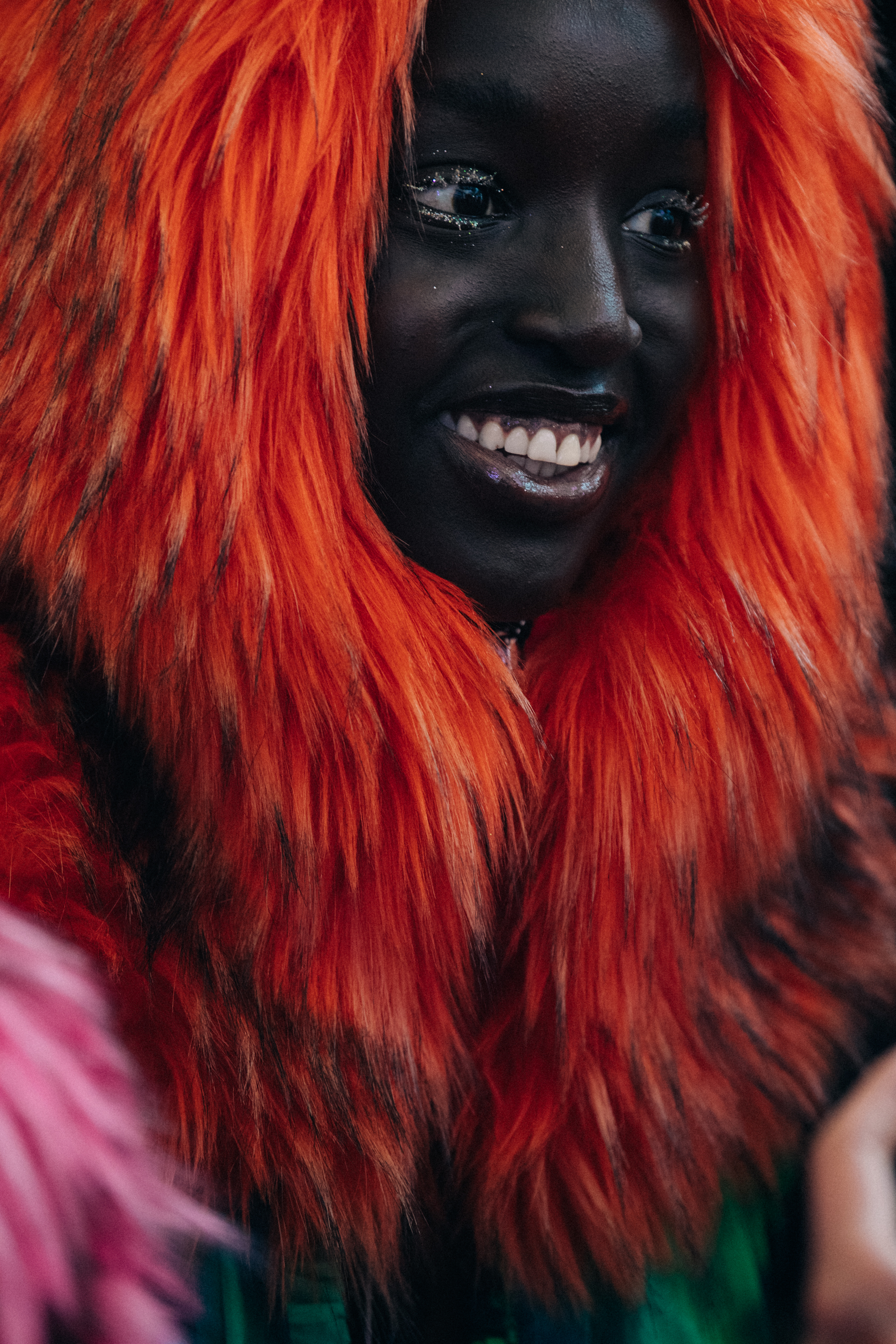 Niko Riam backstage at Byblos