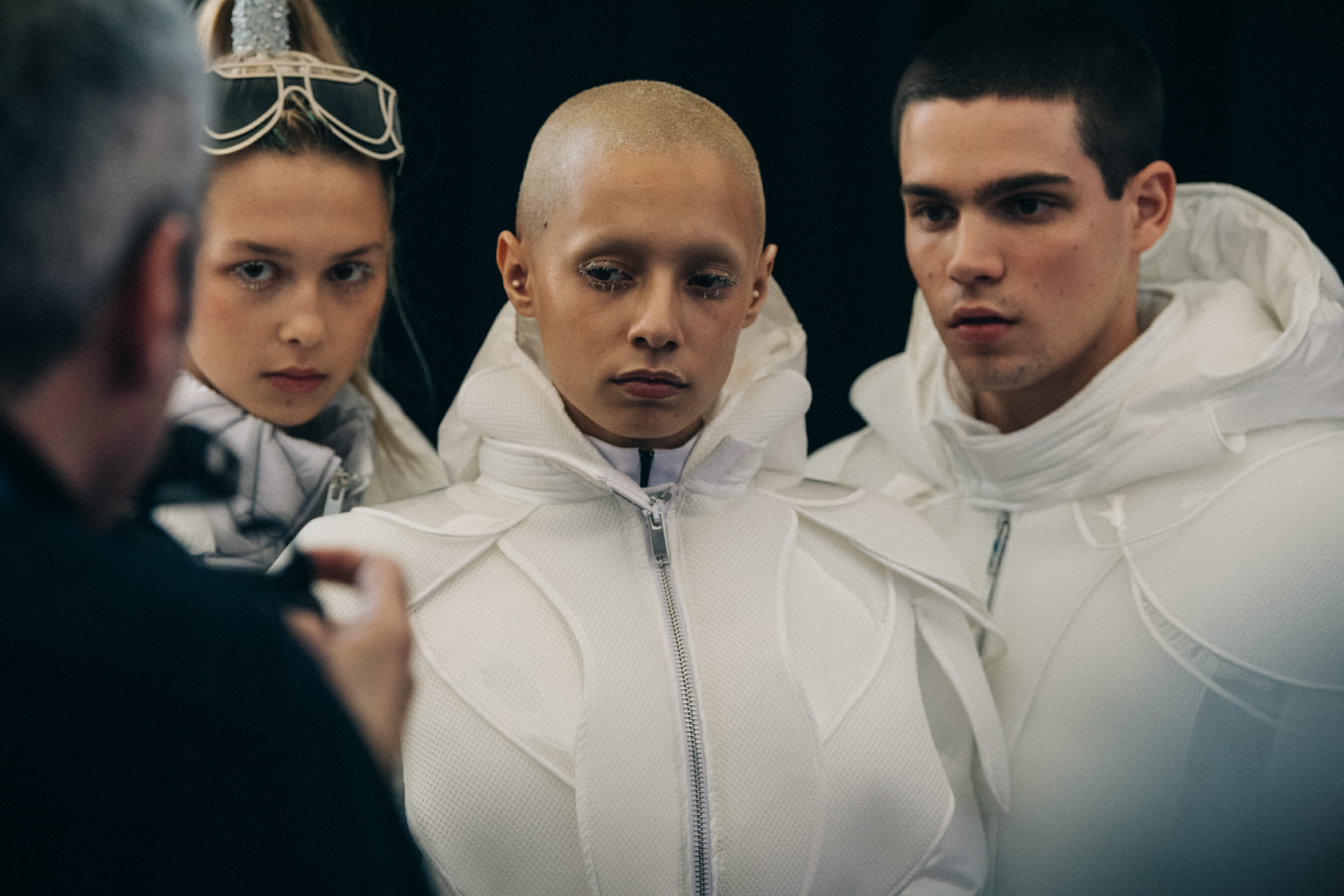 Jazelle Zanaughtti backstage at Byblos