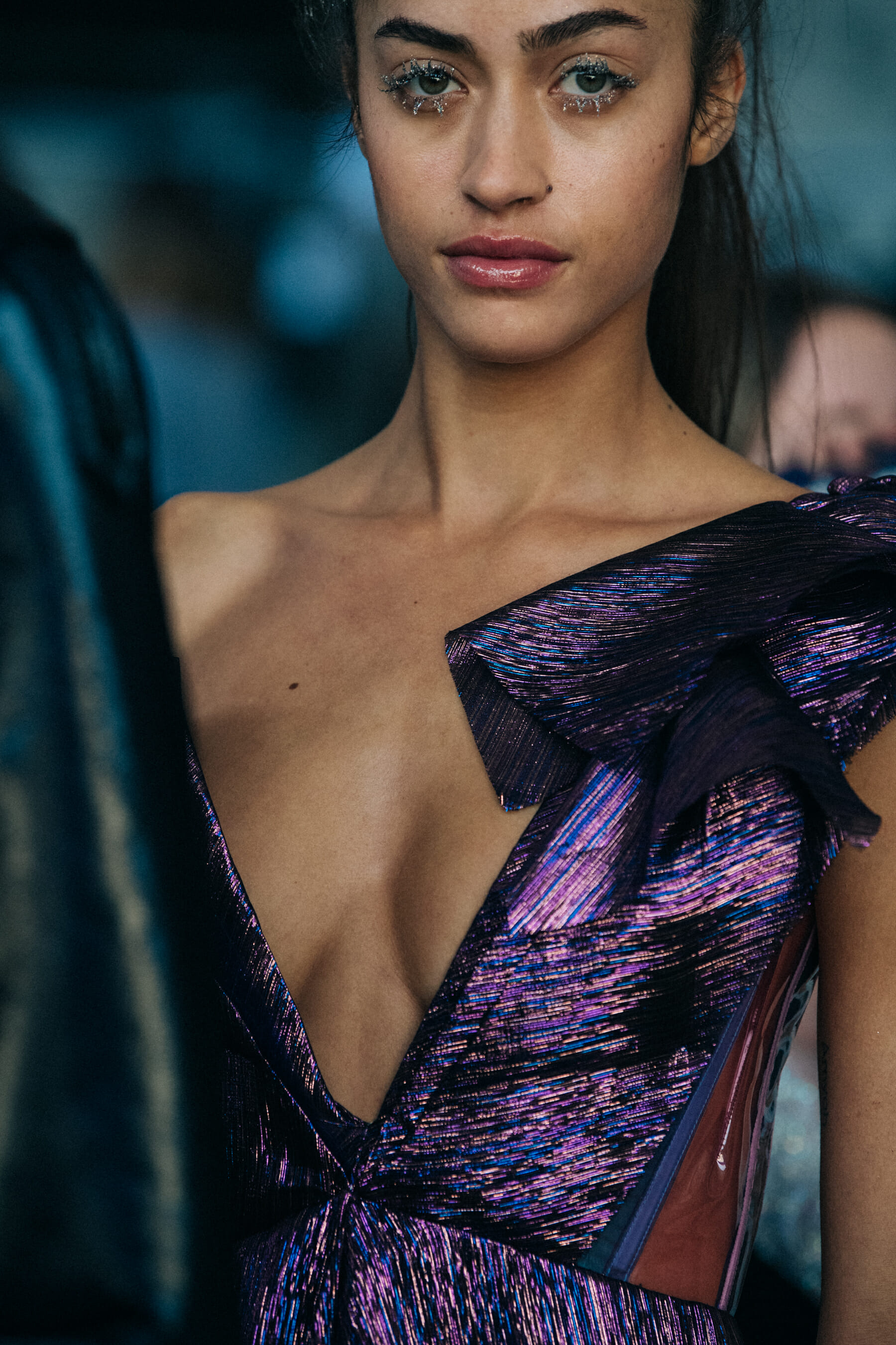 Alanna Arrington backstage at Byblos