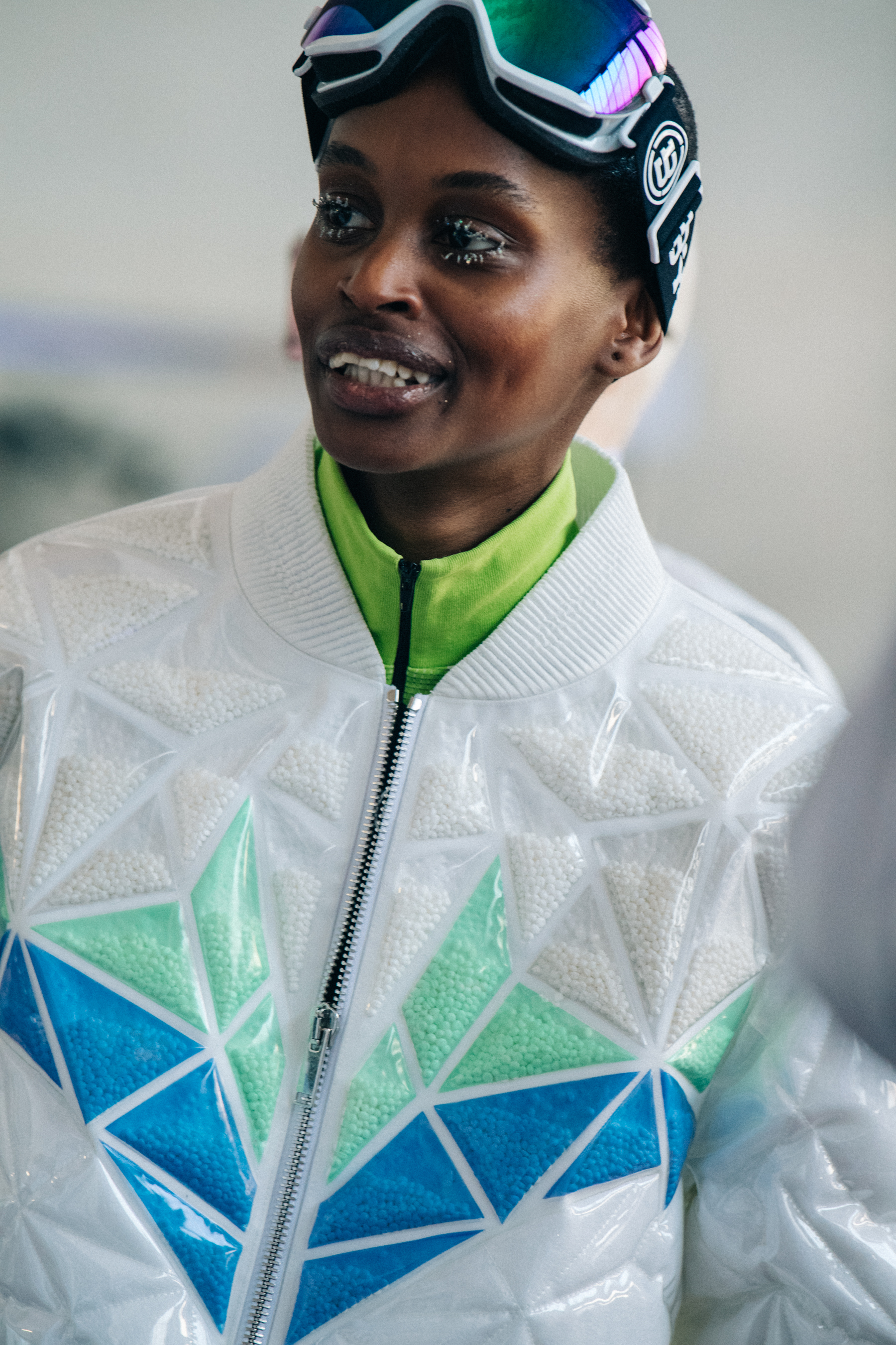 Nella Ngingo backstage at Byblos