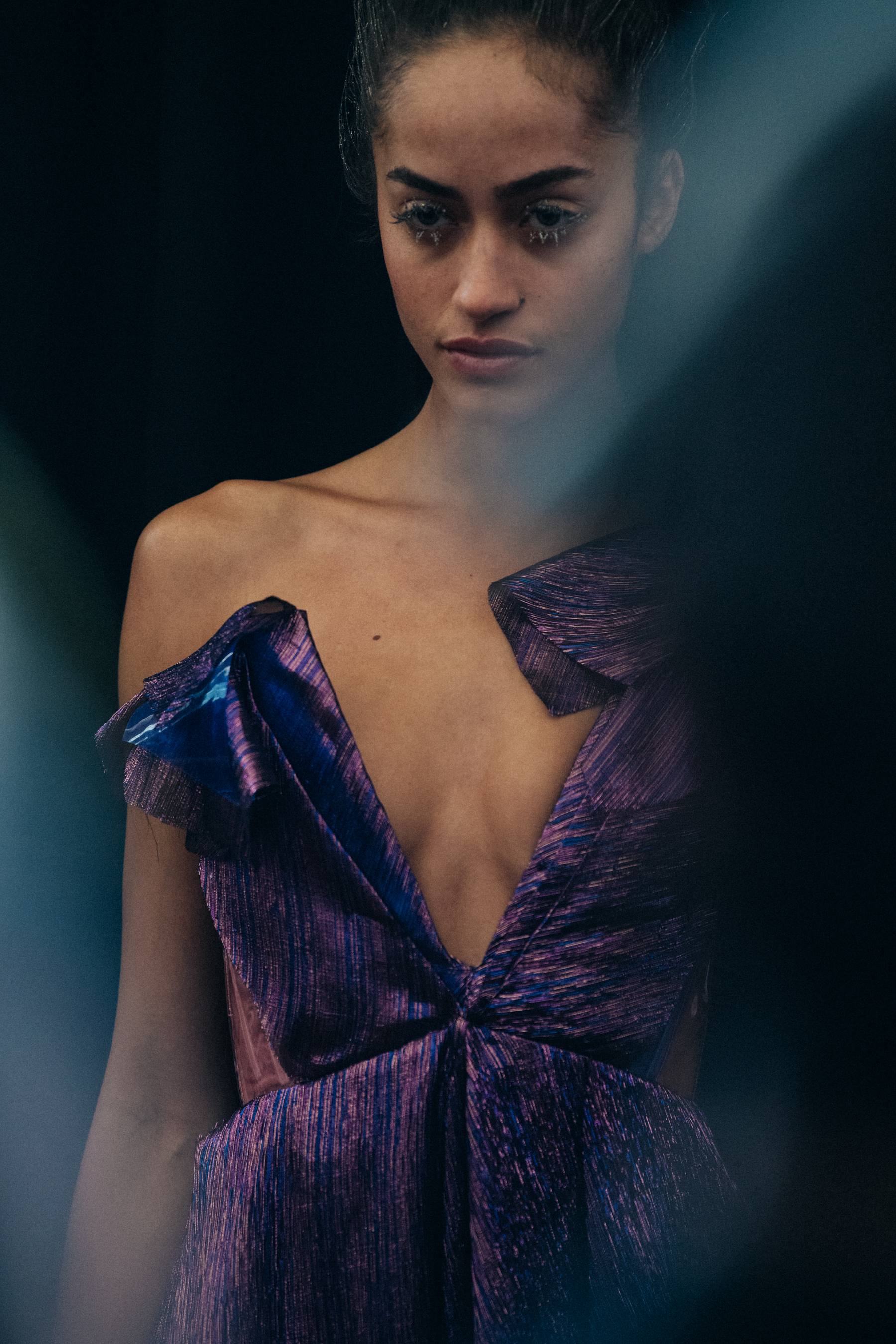 Alanna Arrington backstage at Byblos