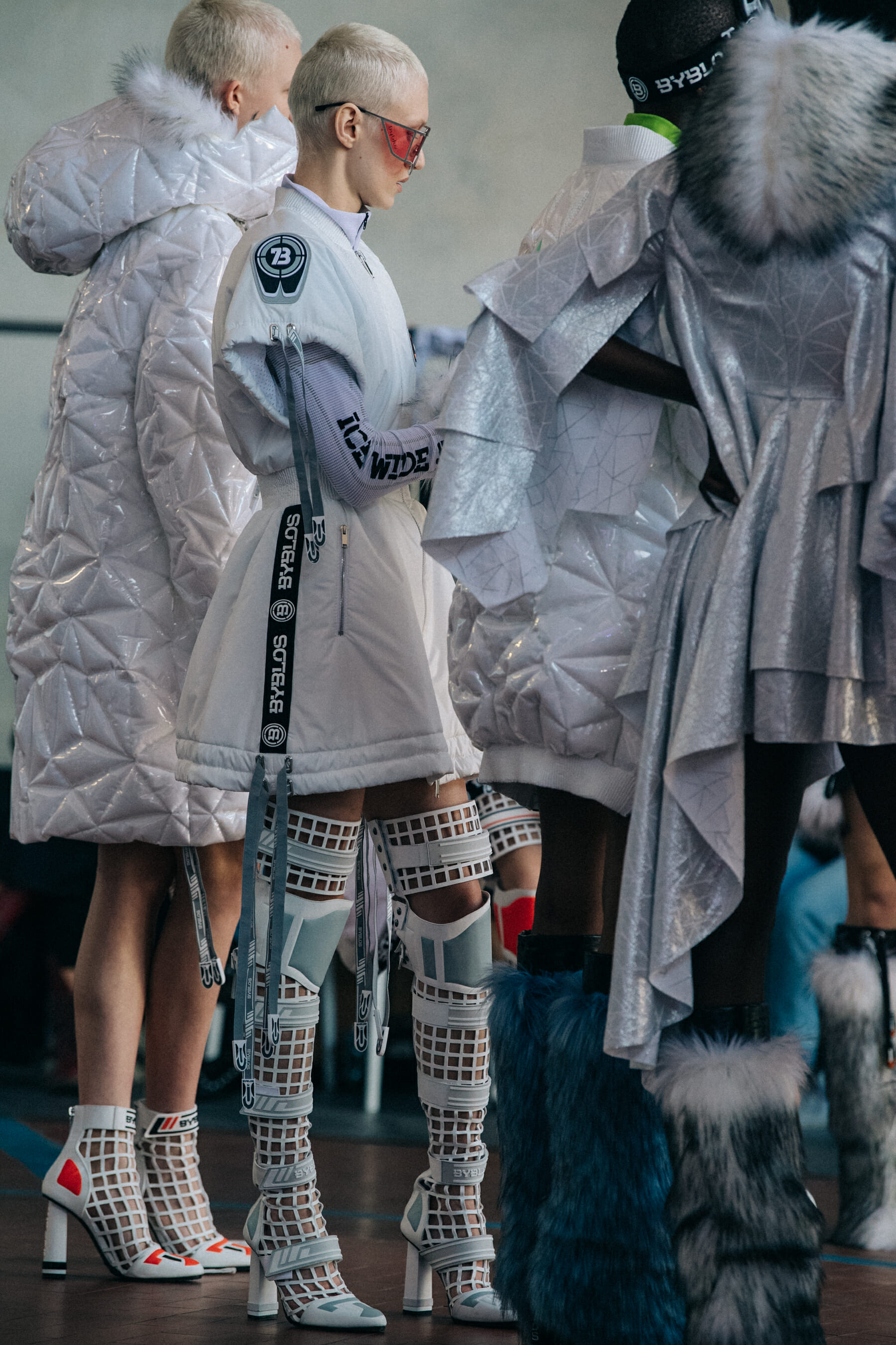 Deila Deidei backstage at Byblos