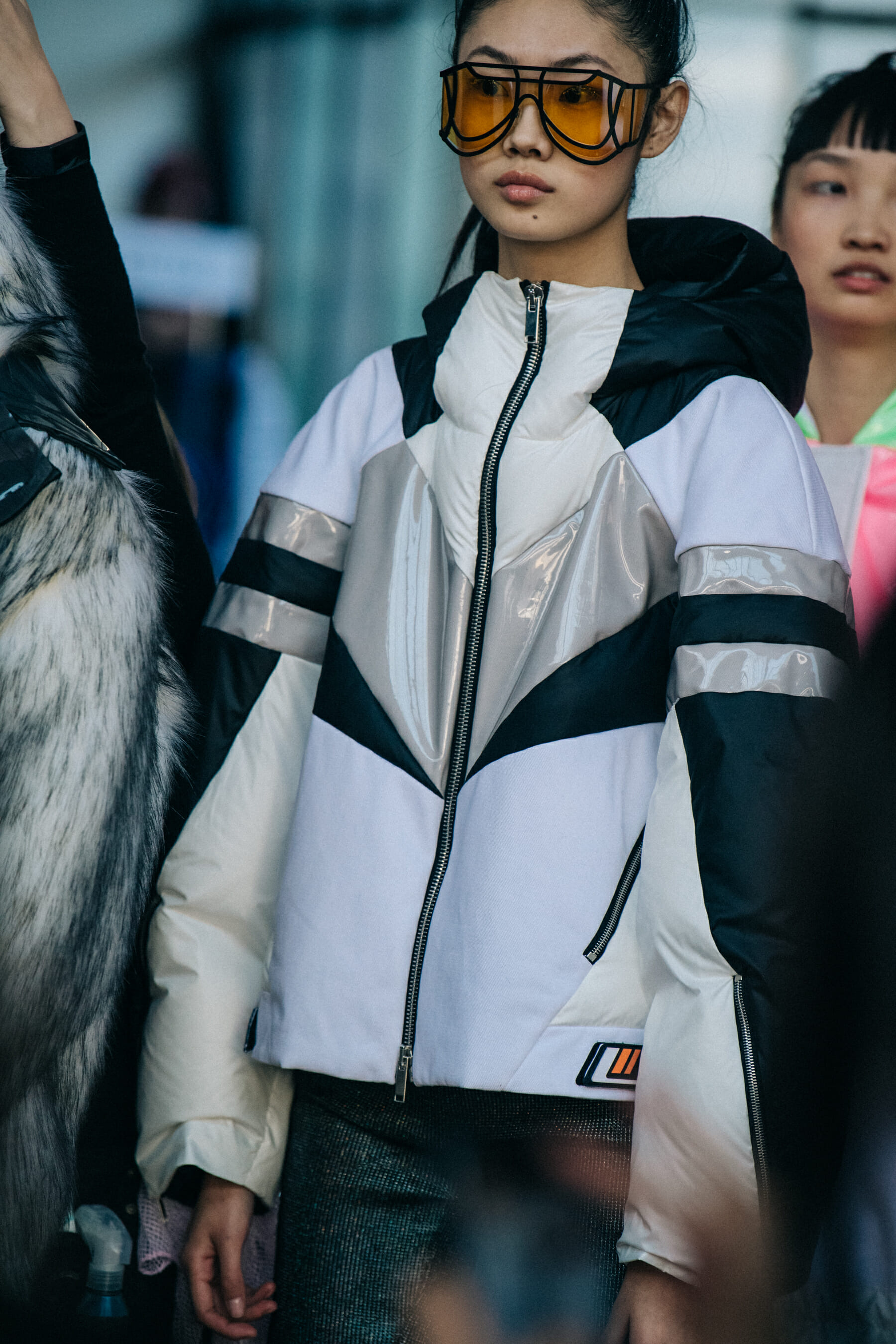 Sijia Kang backstage at Byblos