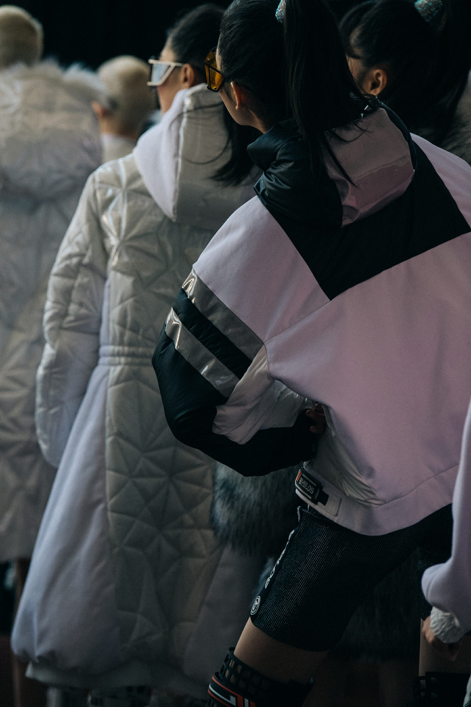 Sijia Kang backstage at Byblos