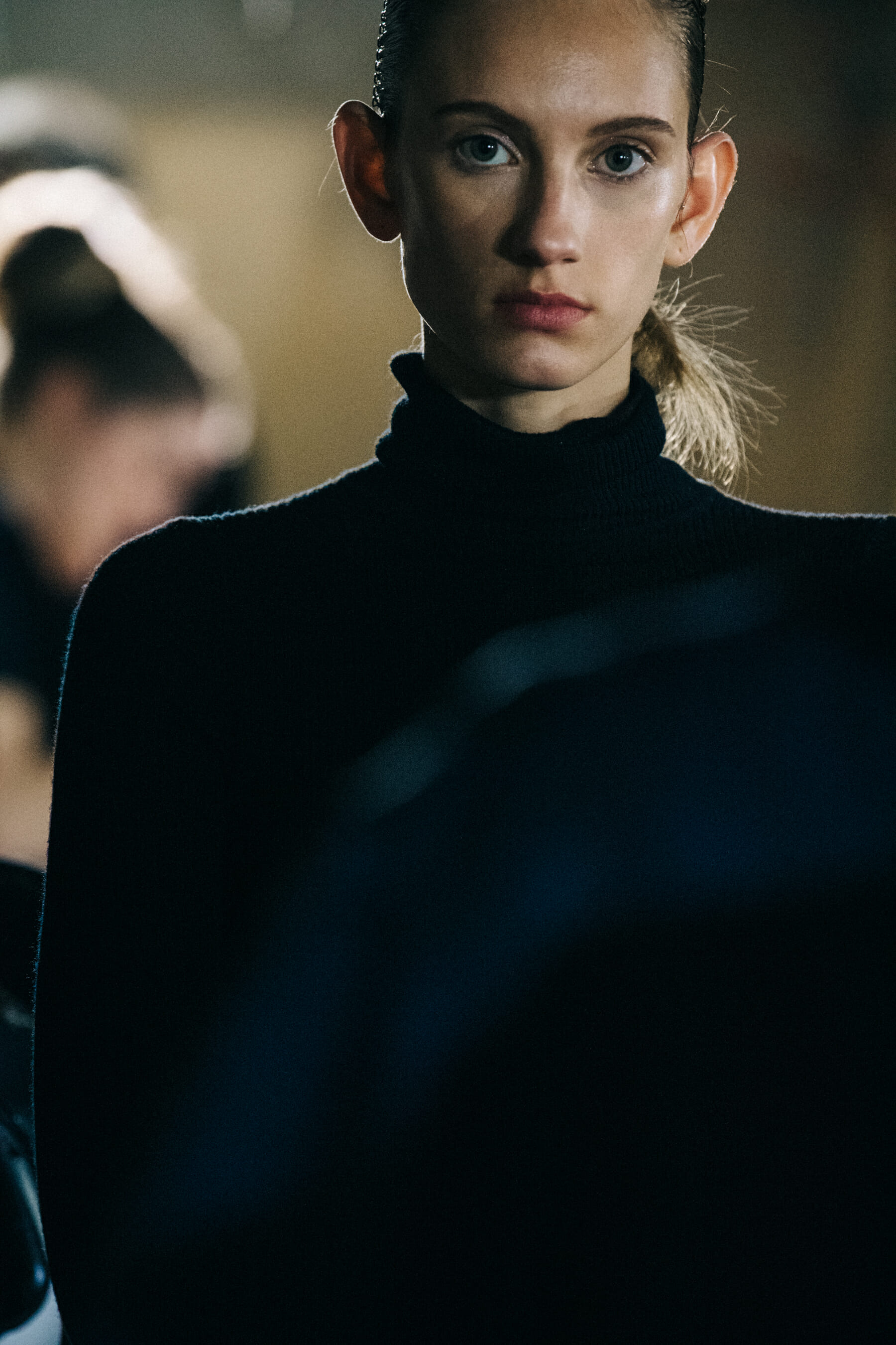Sarah Menezes Potzelsberger backstage at Dion Lee