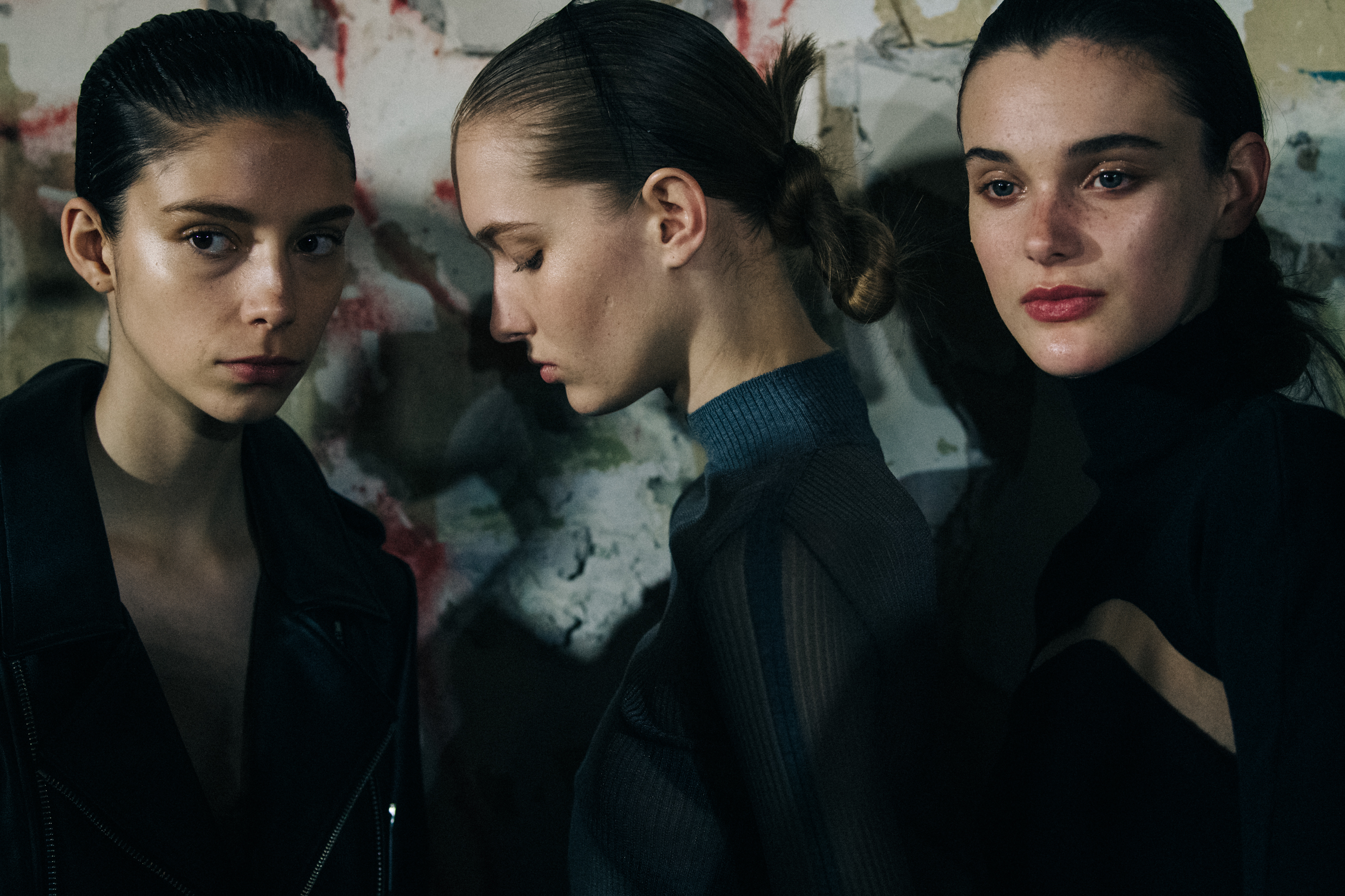 Sara Dijkink backstage at Dion Lee