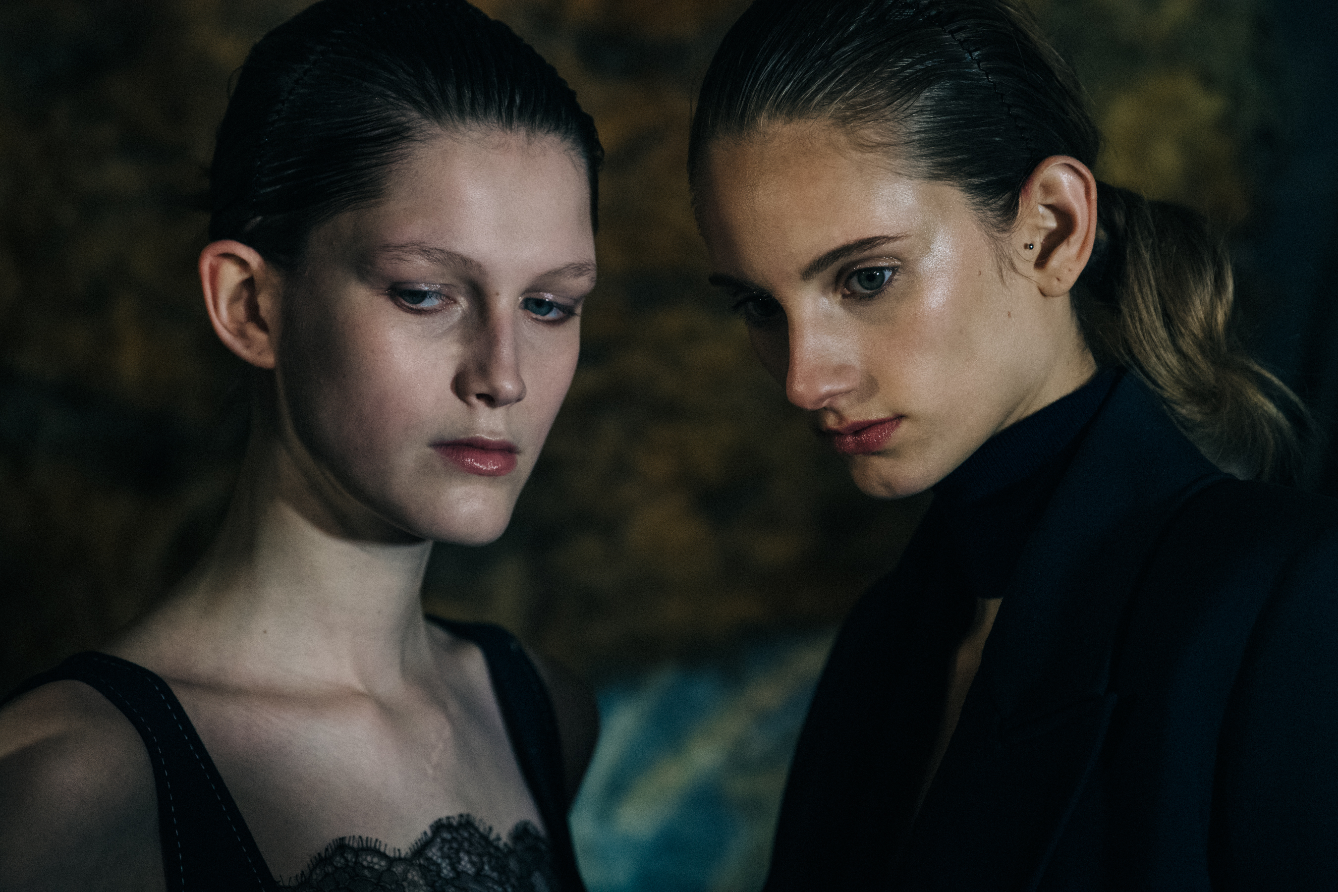Sarah Menezes Potzelsberger backstage at Dion Lee