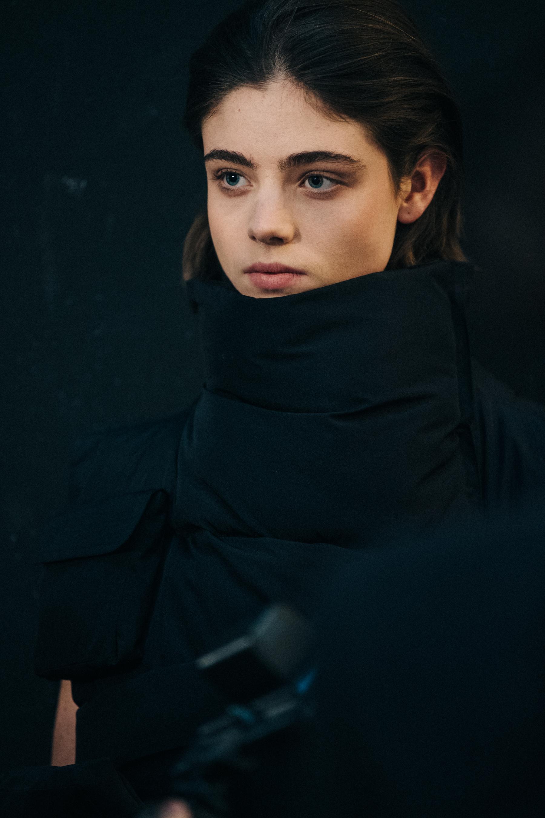 Sarah Louise Runge backstage at Heliot Emil