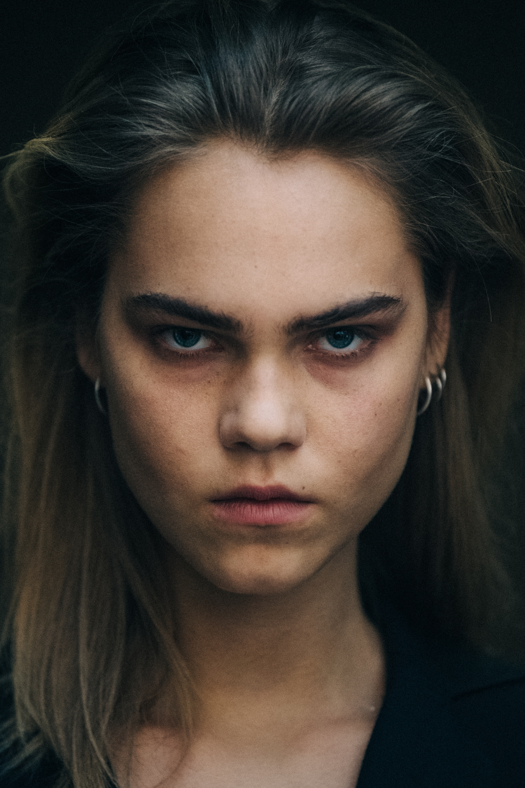 Line Brems backstage at Heliot Emil