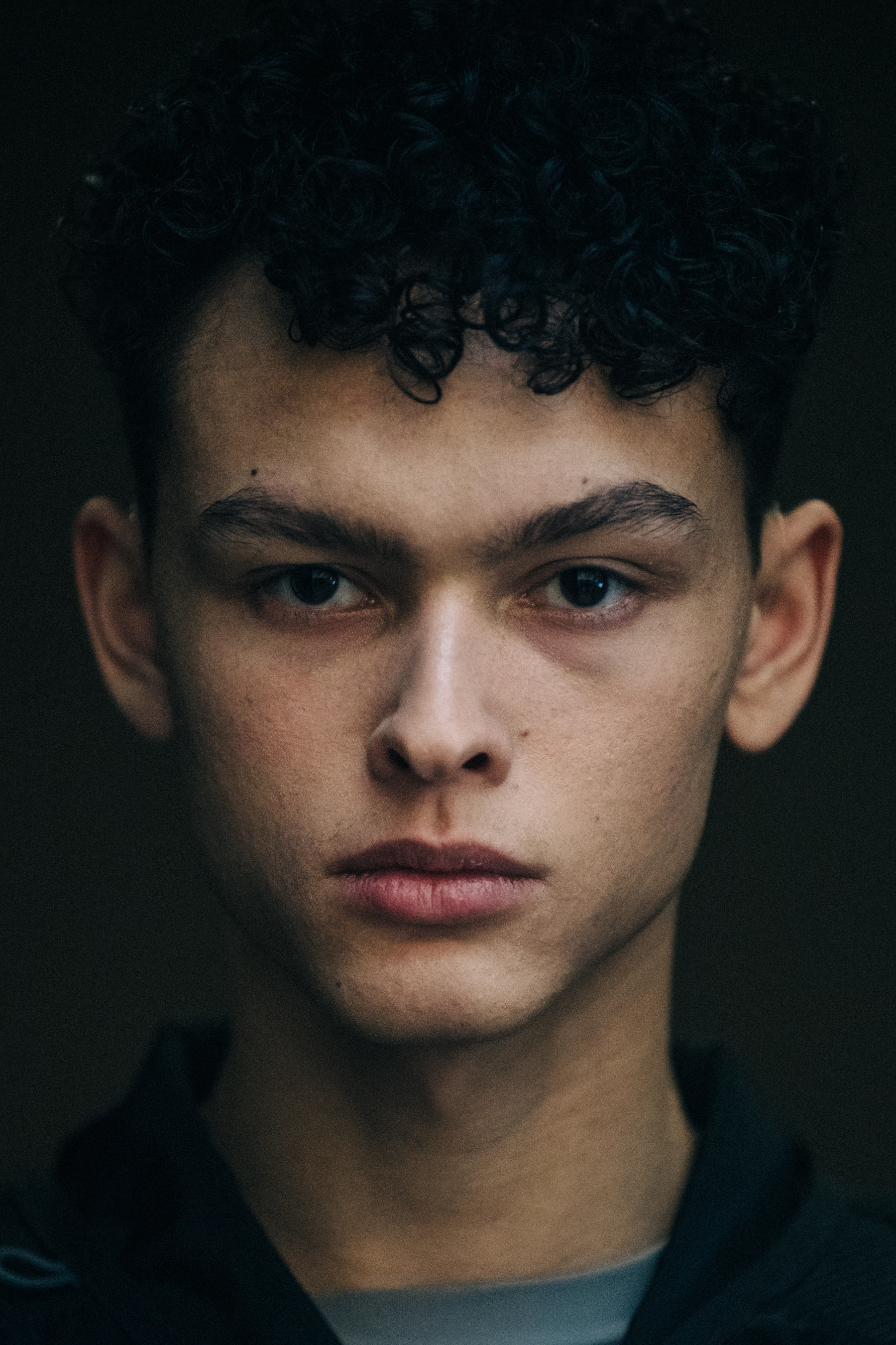 Kai Bomholtz backstage at Heliot Emil