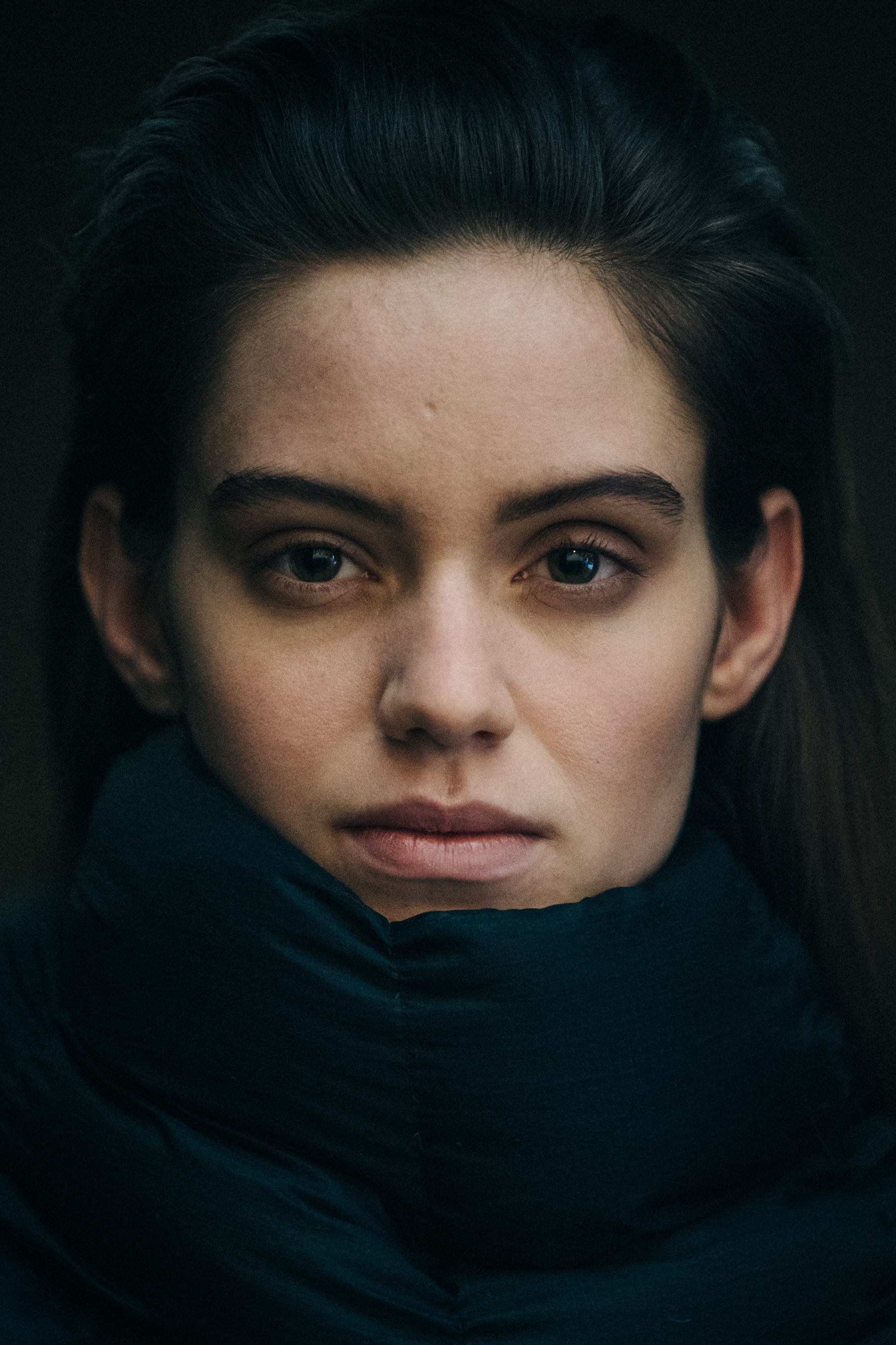 Ellen Vang backstage at Heliot Emil
