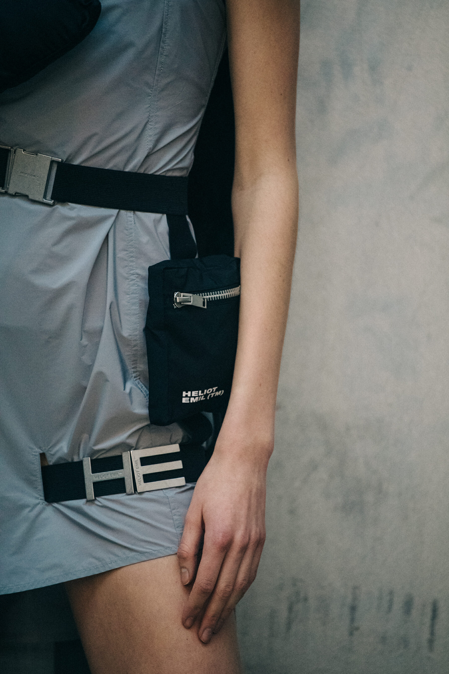 Ellen Vang backstage at Heliot Emil