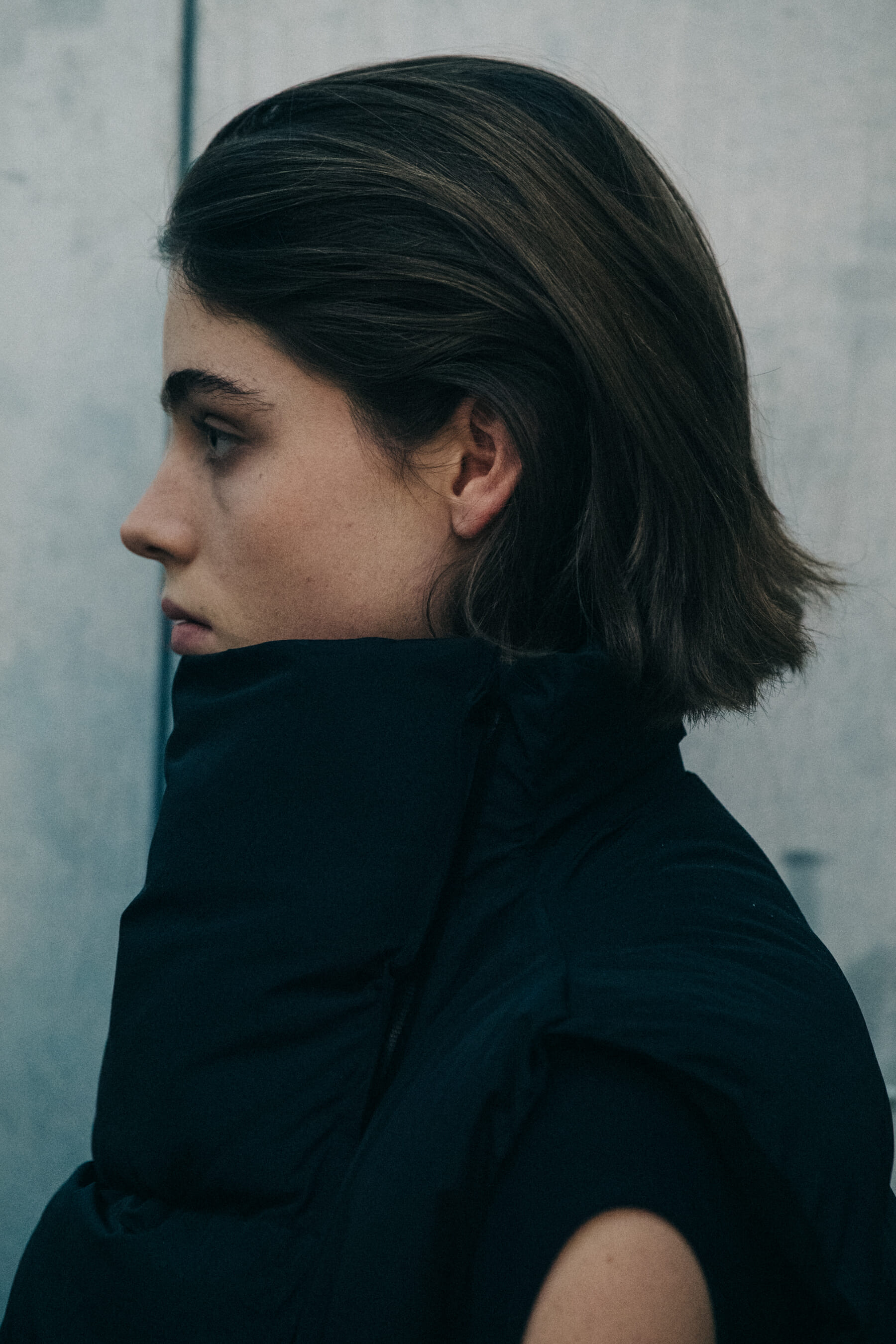 Sarah Louise Runge backstage at Heliot Emil