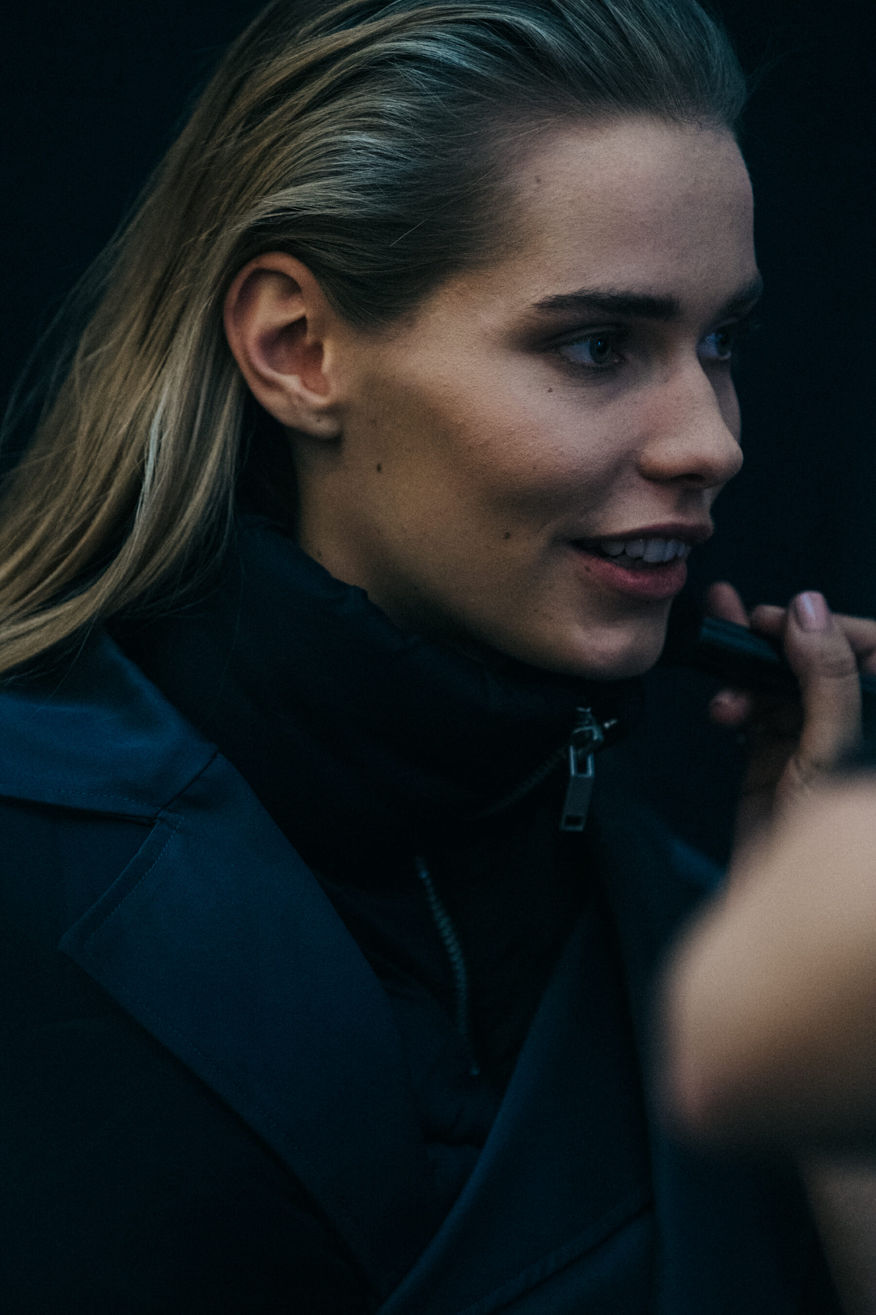 Kirstin Kragh Liljegren backstage at Heliot Emil