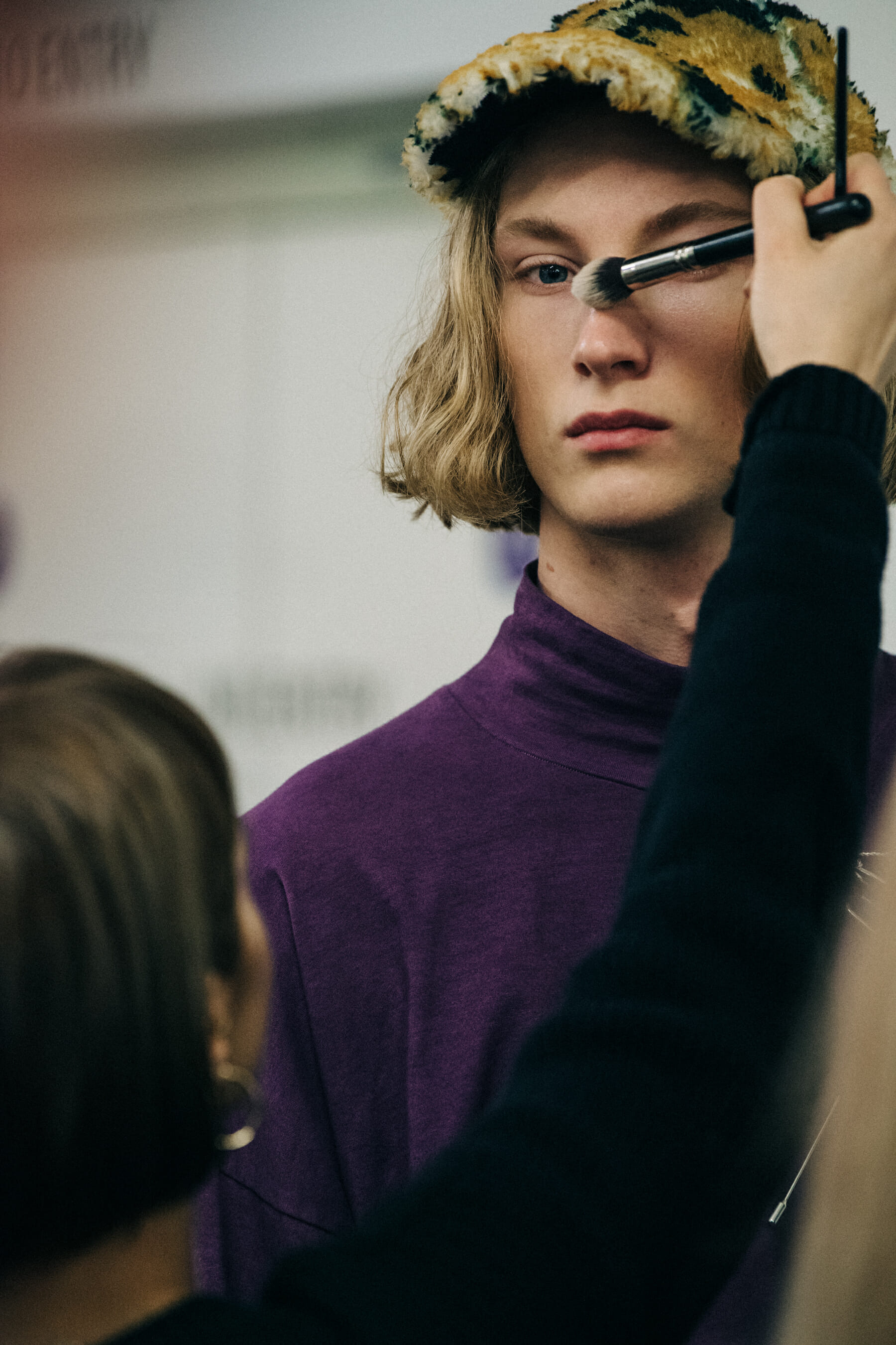 Ville Sydfors backstage at Per Gotesson
