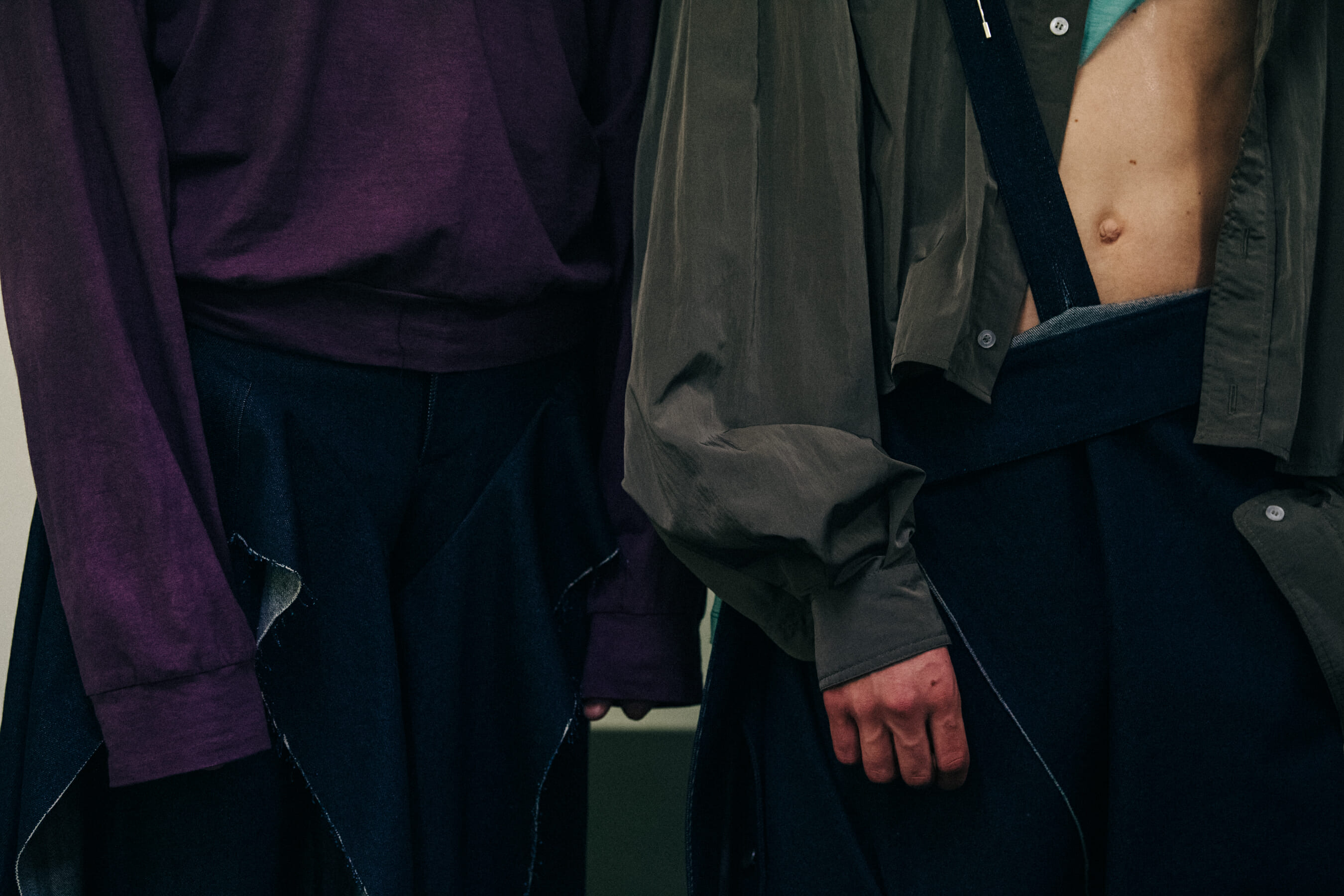 Ville Sydfors backstage at Per Gotesson