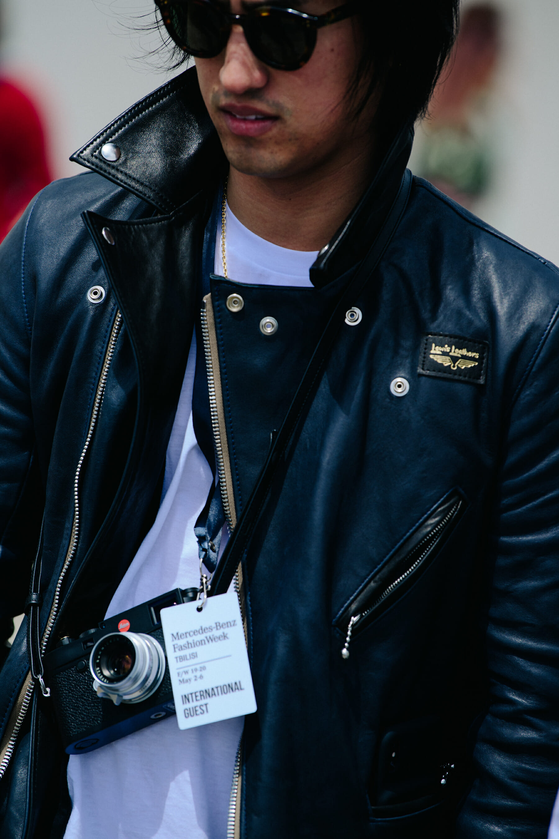 Japanese man wearing Levis jacket